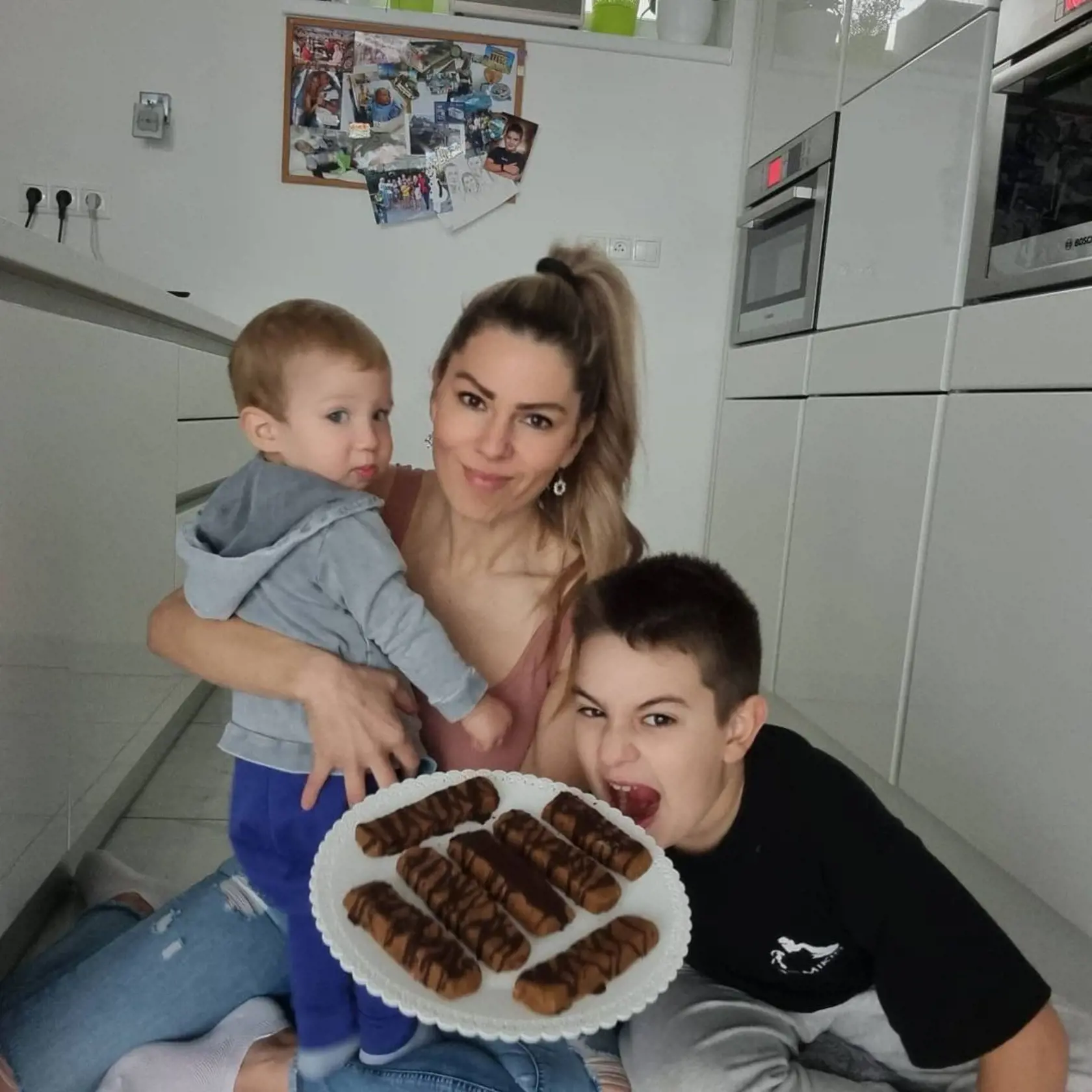 Dominika má doma poriadnych jedákov.