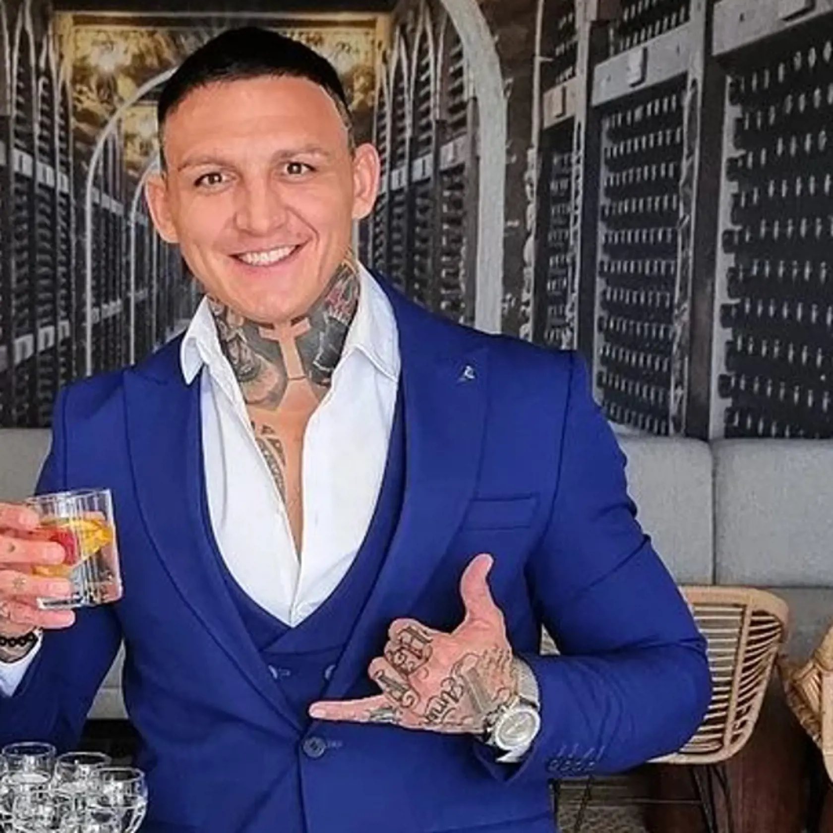 Gábor na oslave svojich 30. narodenín
