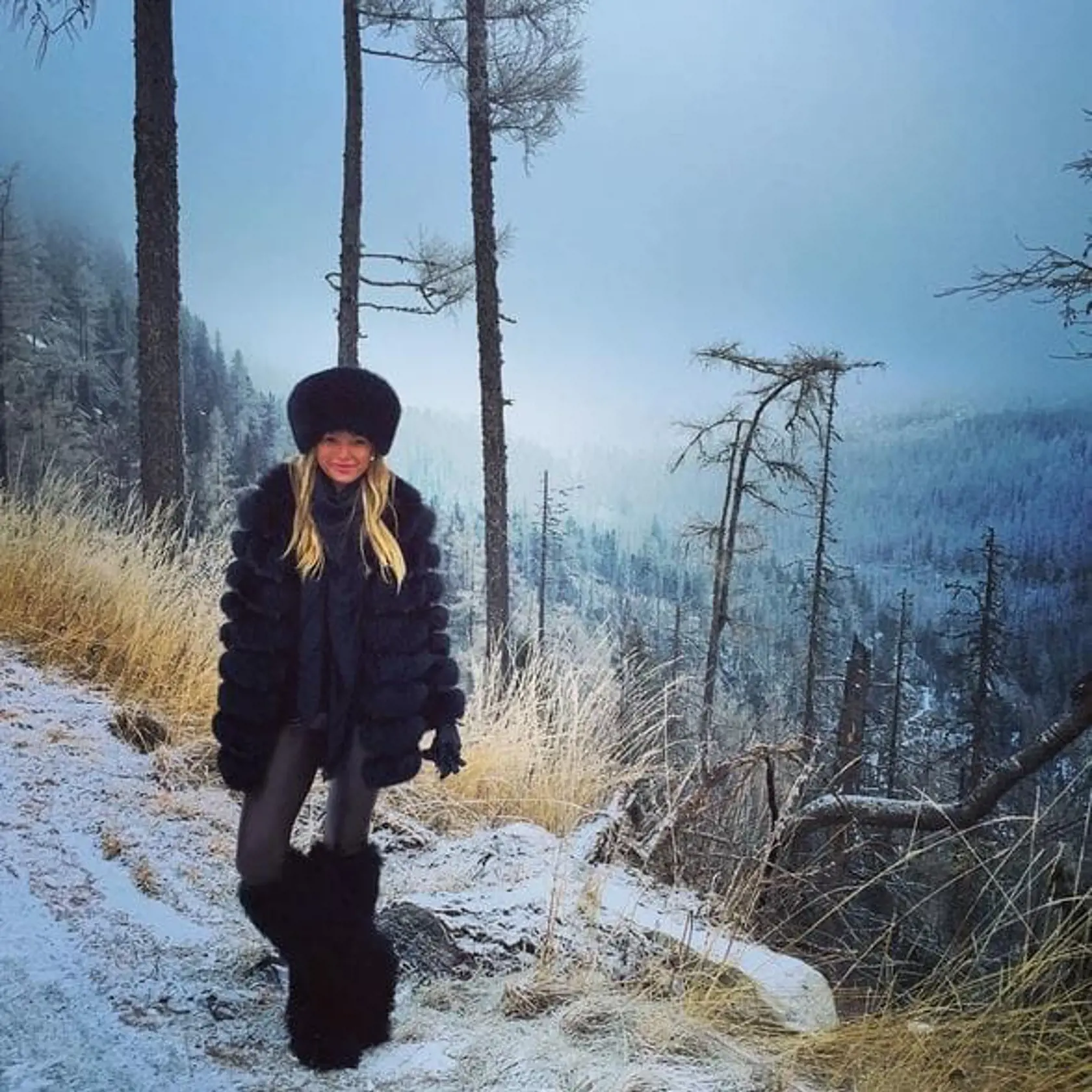 Alena Pallová na horách