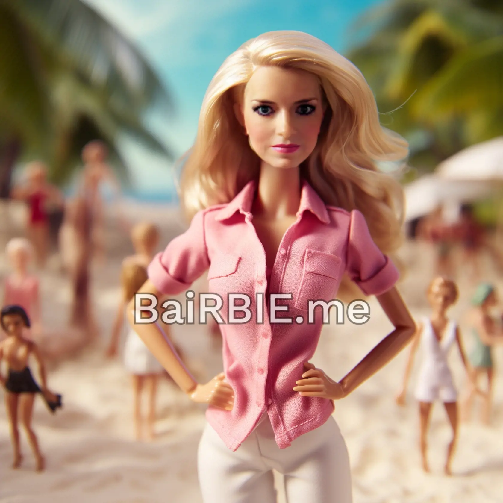 Zlatica Švajdová Puškárová ako Barbie.