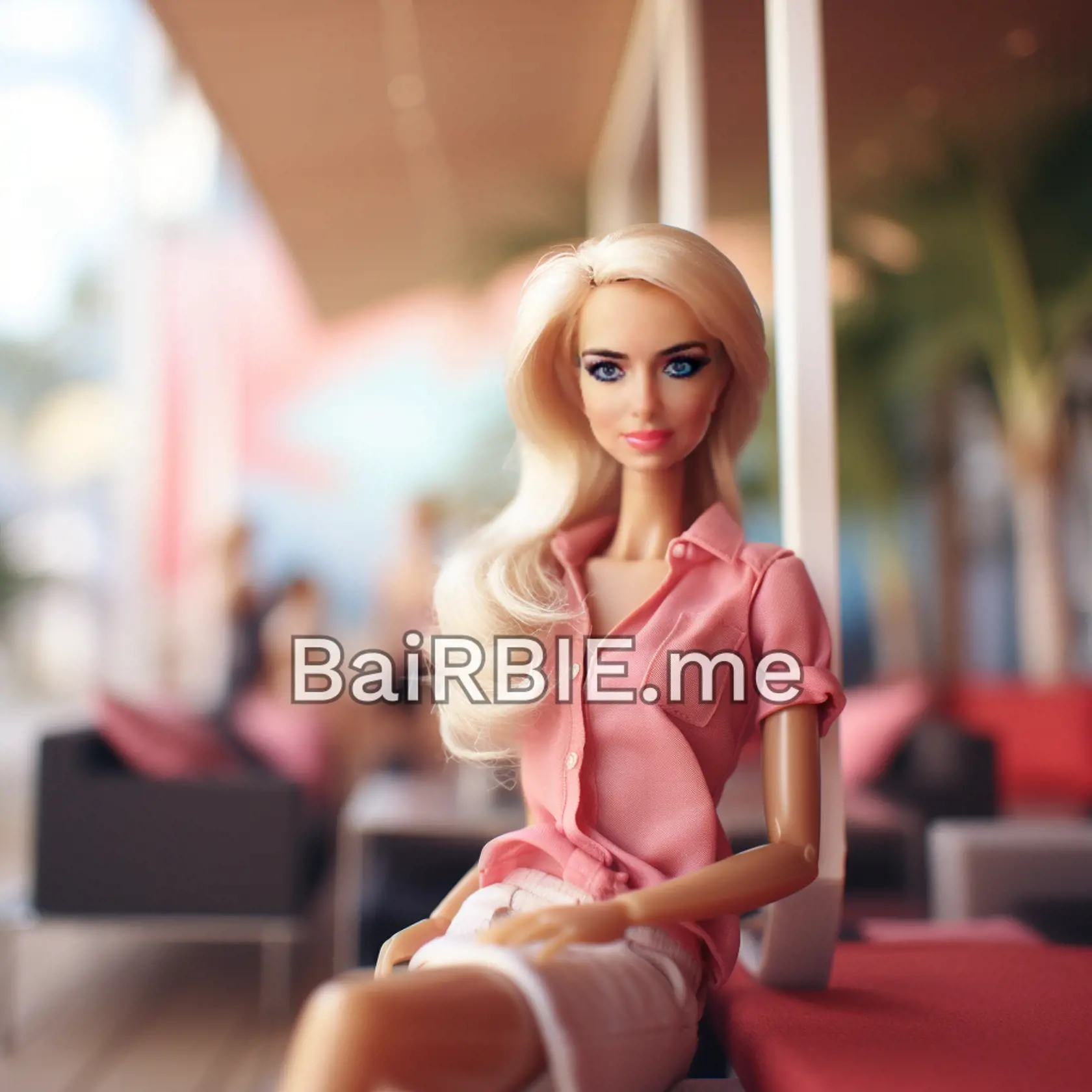 Zlatica Švajdová Puškárová ako Barbie.