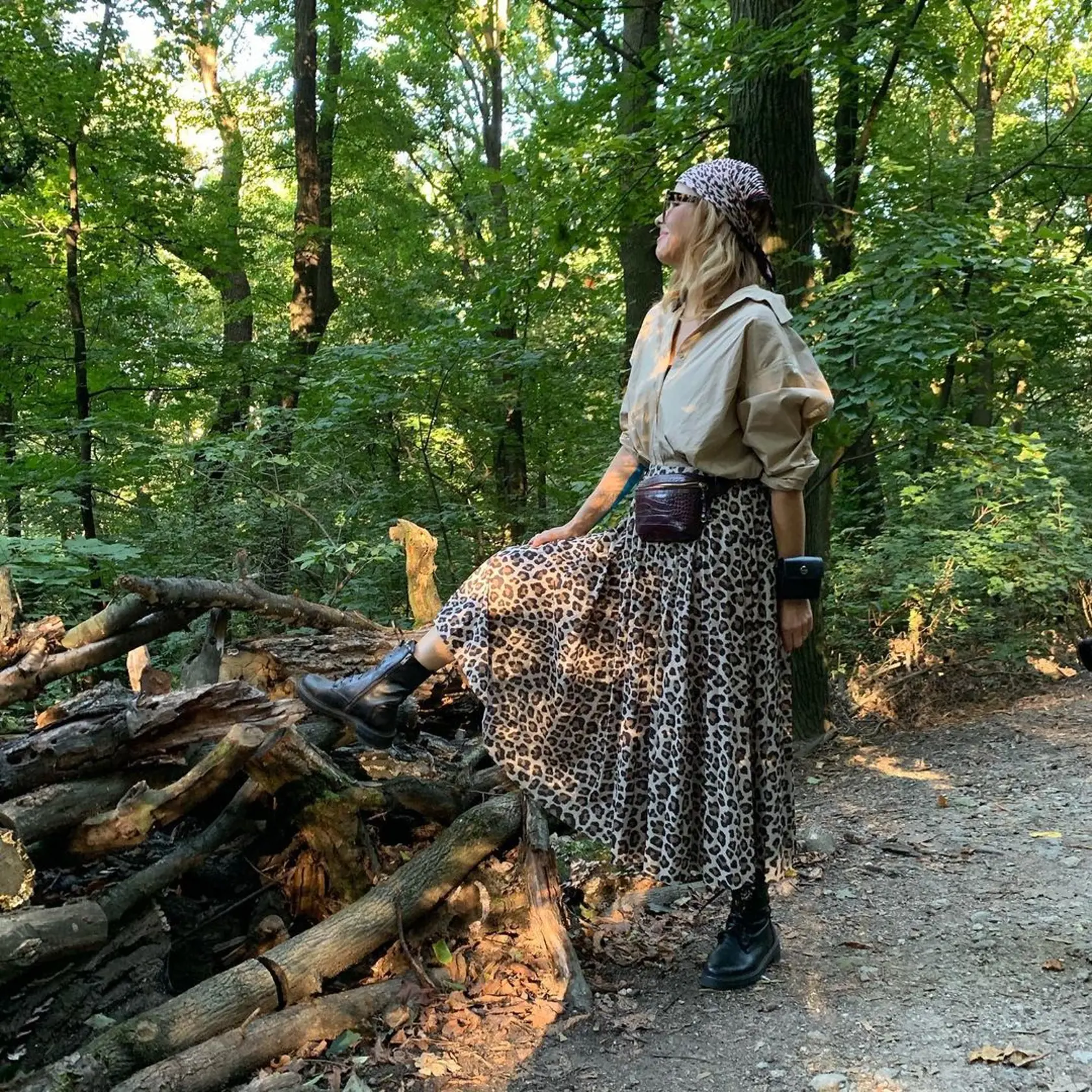 Soňa Müllerová v úžasnom outfite s leoparďou potlačou.