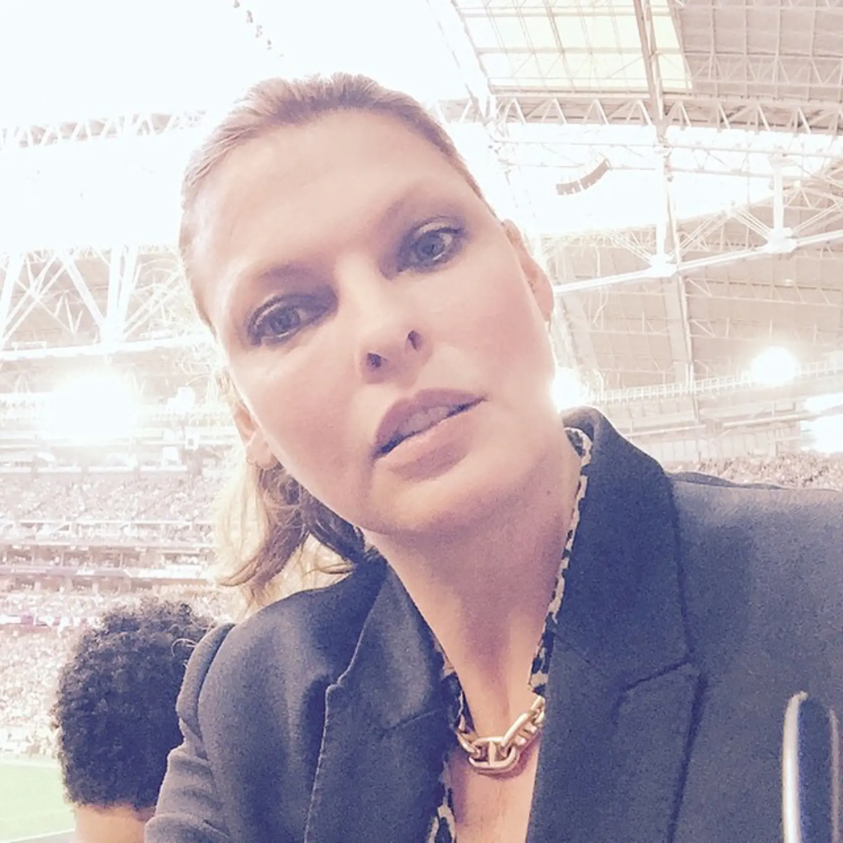 Modelka Linda Evangelista na fotke z Instagramu.