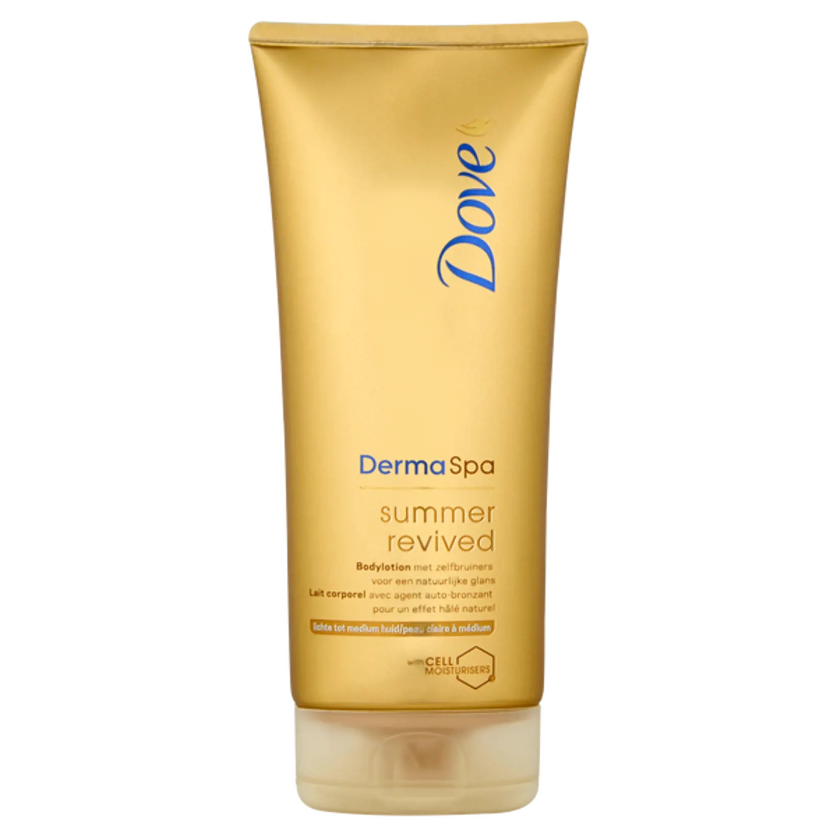 Samoopaľovací telový balzam pre svetlú až strednú pleť, Dove, 9,39 €