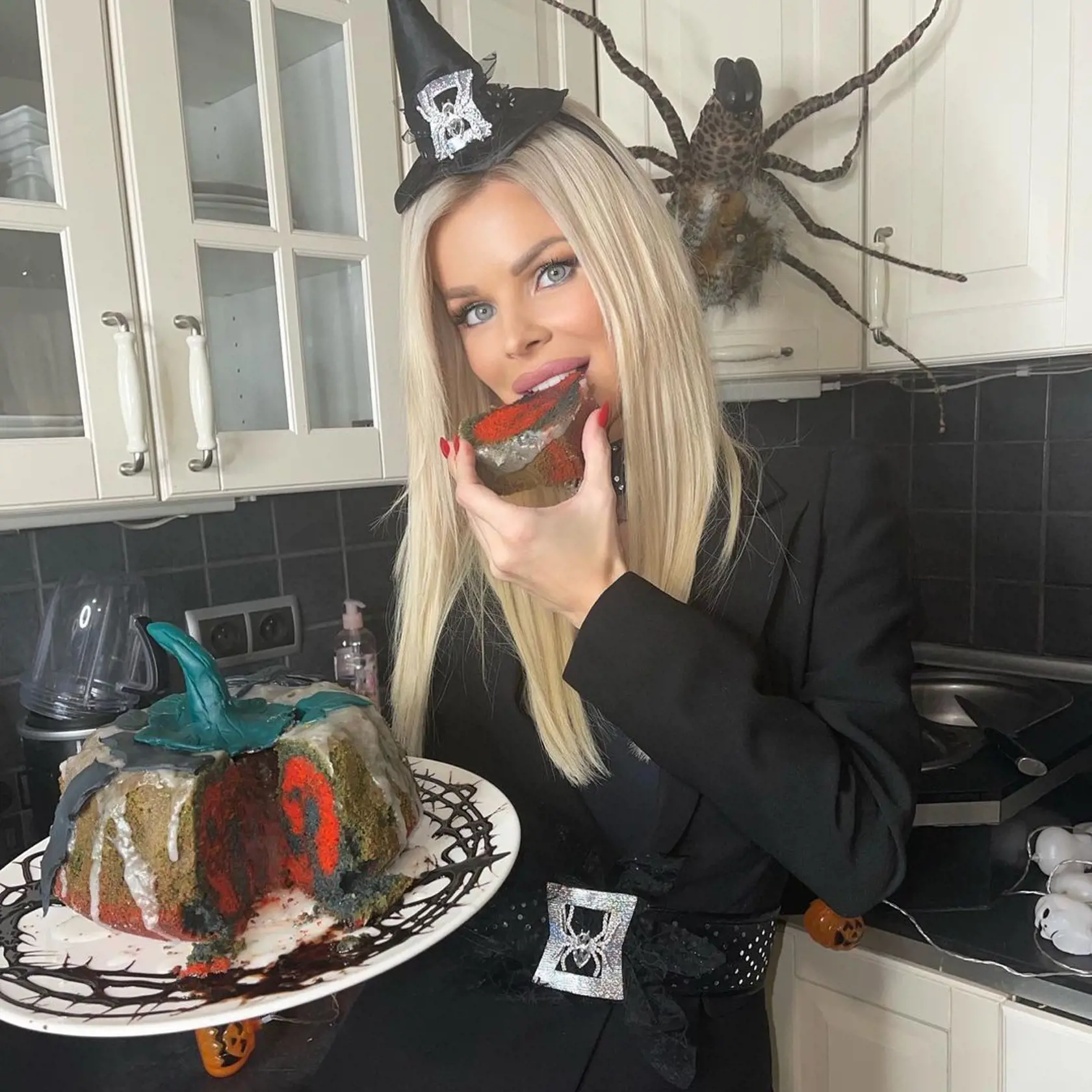 Halloweenska tekvicová bábovka podľa Silvie Kucherenko