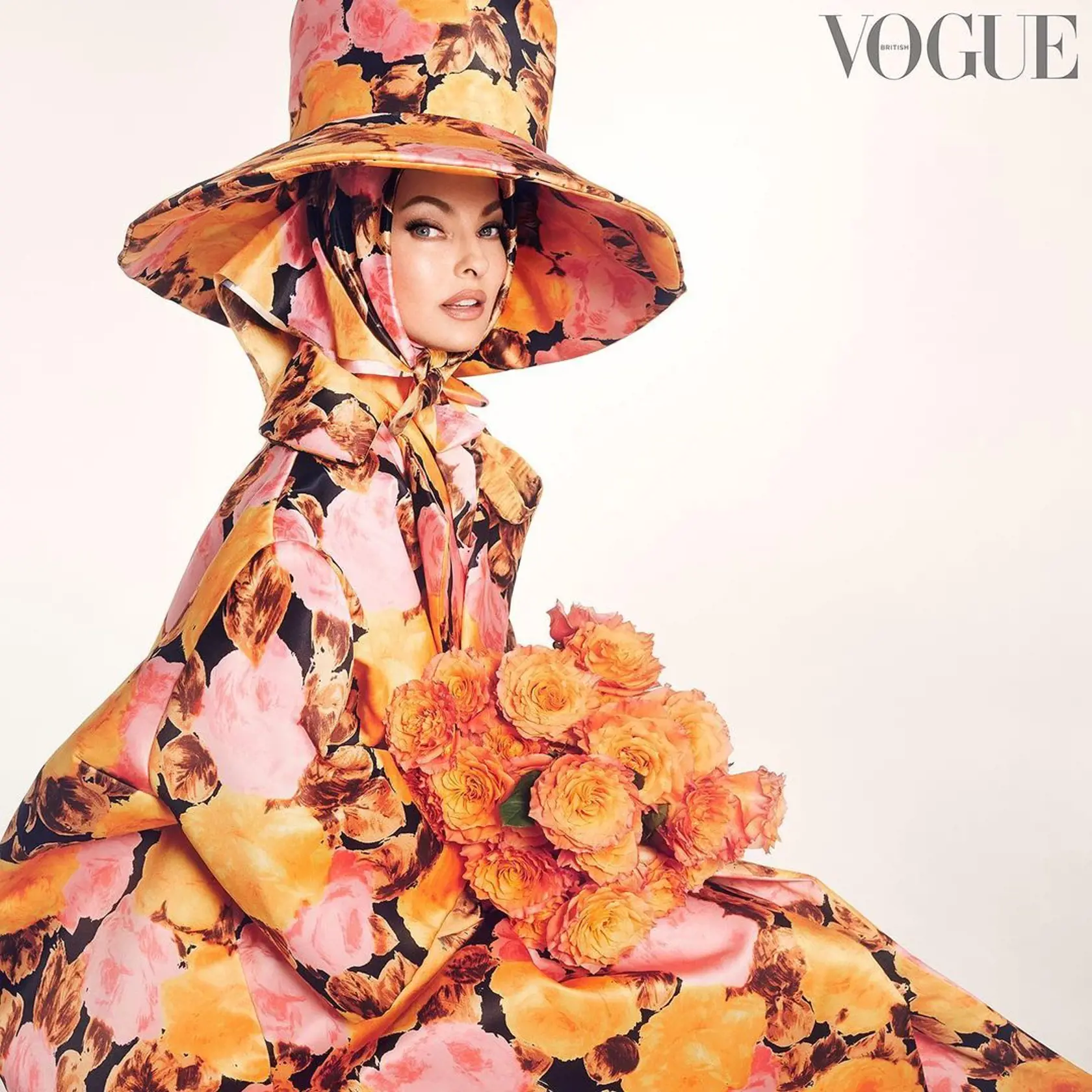 Linda Evangelista pre Ⓒ Vogue 2022.