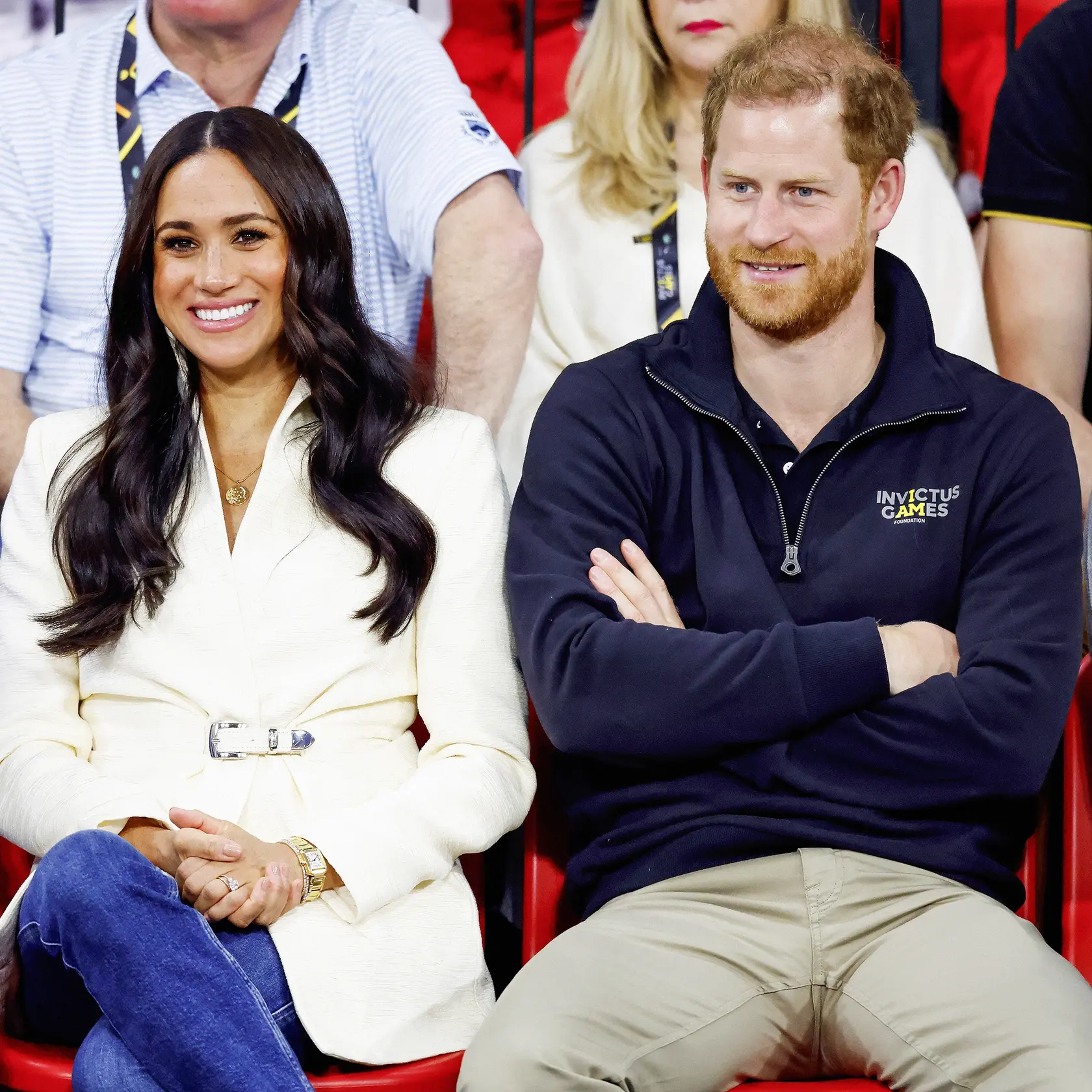 Hodinky dnes nosí Meghan.