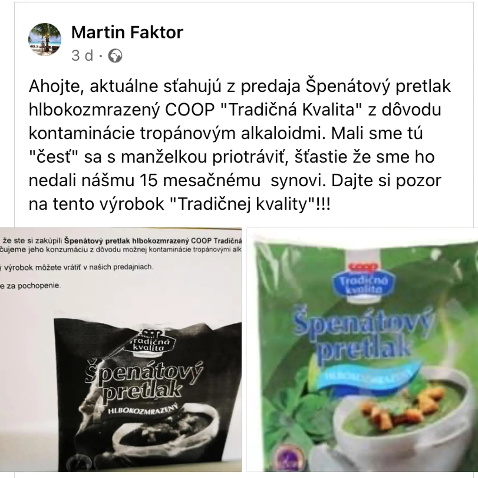 Desiatky ľudí sa priotrávili špenátom.