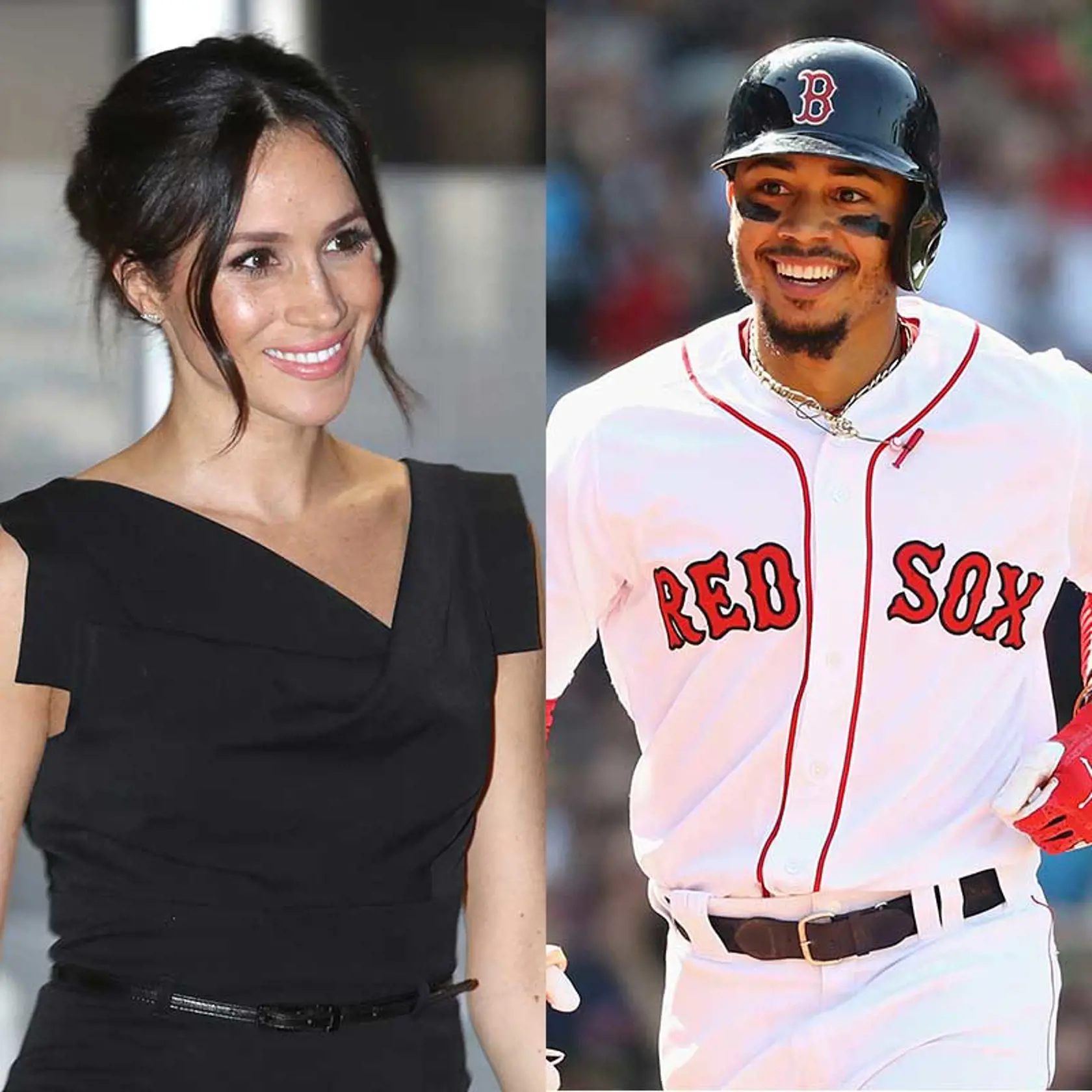 Meghan Markle bola pred svadbou sama celebritou, no teraz je vojvodkyňou. Mookie Bets je hráčom bejzbalu a prepája ich manželstvo z roku 1920 medzi športovcovým prastrýkom a Meghaninou pra-pratetou.
