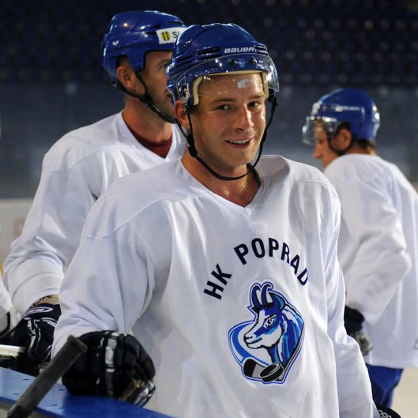 Snímka z prvého tréningu HK Poprad na ľade pred novou hokejovou sezónou 2010 - 2011, 21. júl 2010 , Poprad.