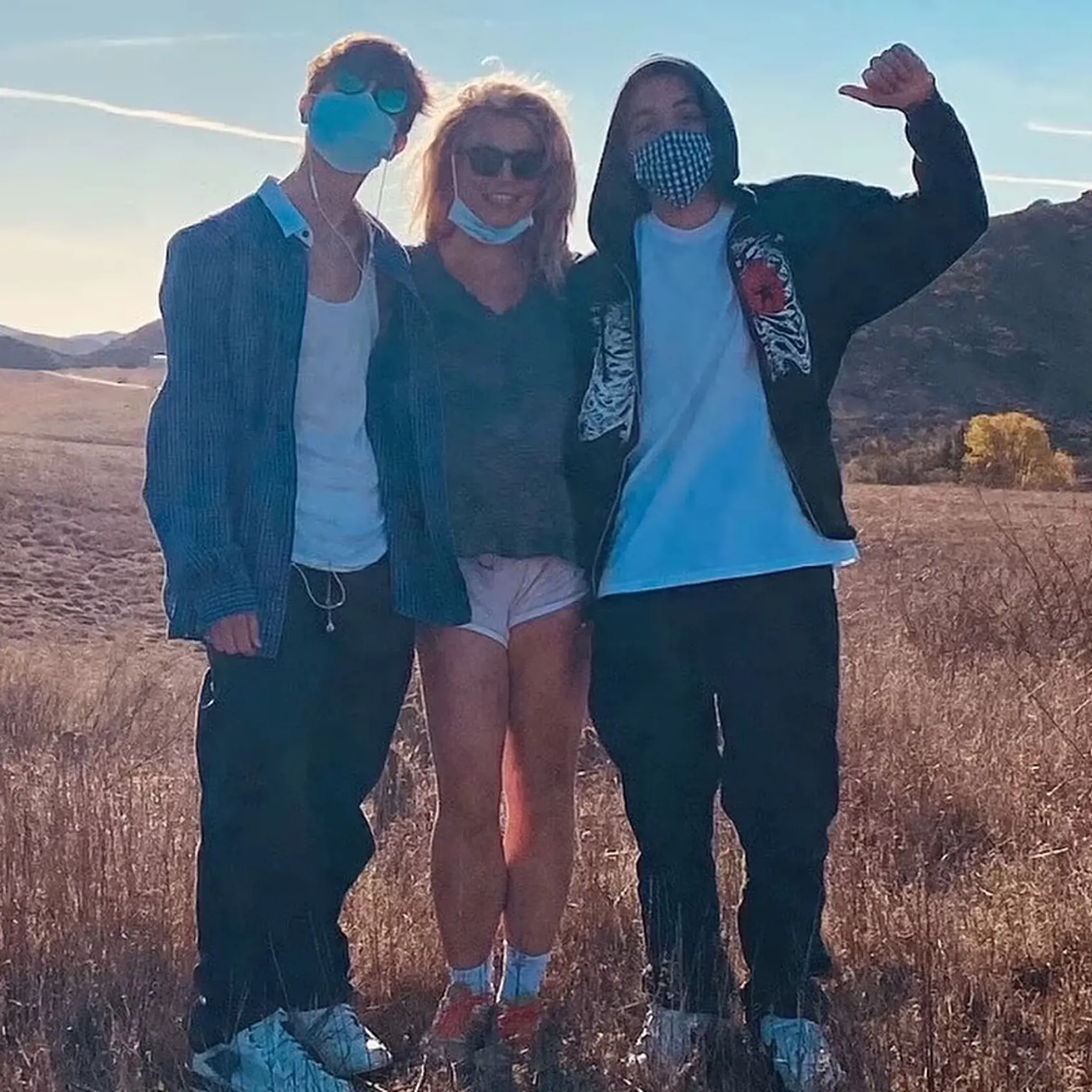 Posledná známa spoločná fotka Britney Spears a jej synov, Seana Prestona a Jaydena Jamesa.