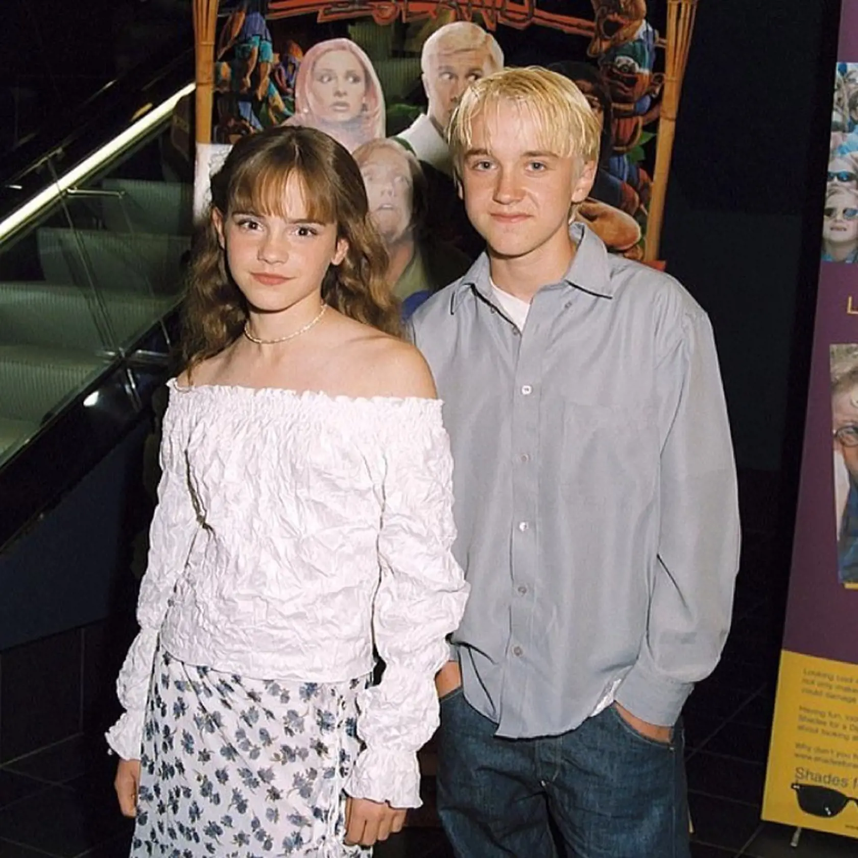 Tom a Emma Watson počas natáčania Harryho Pottera