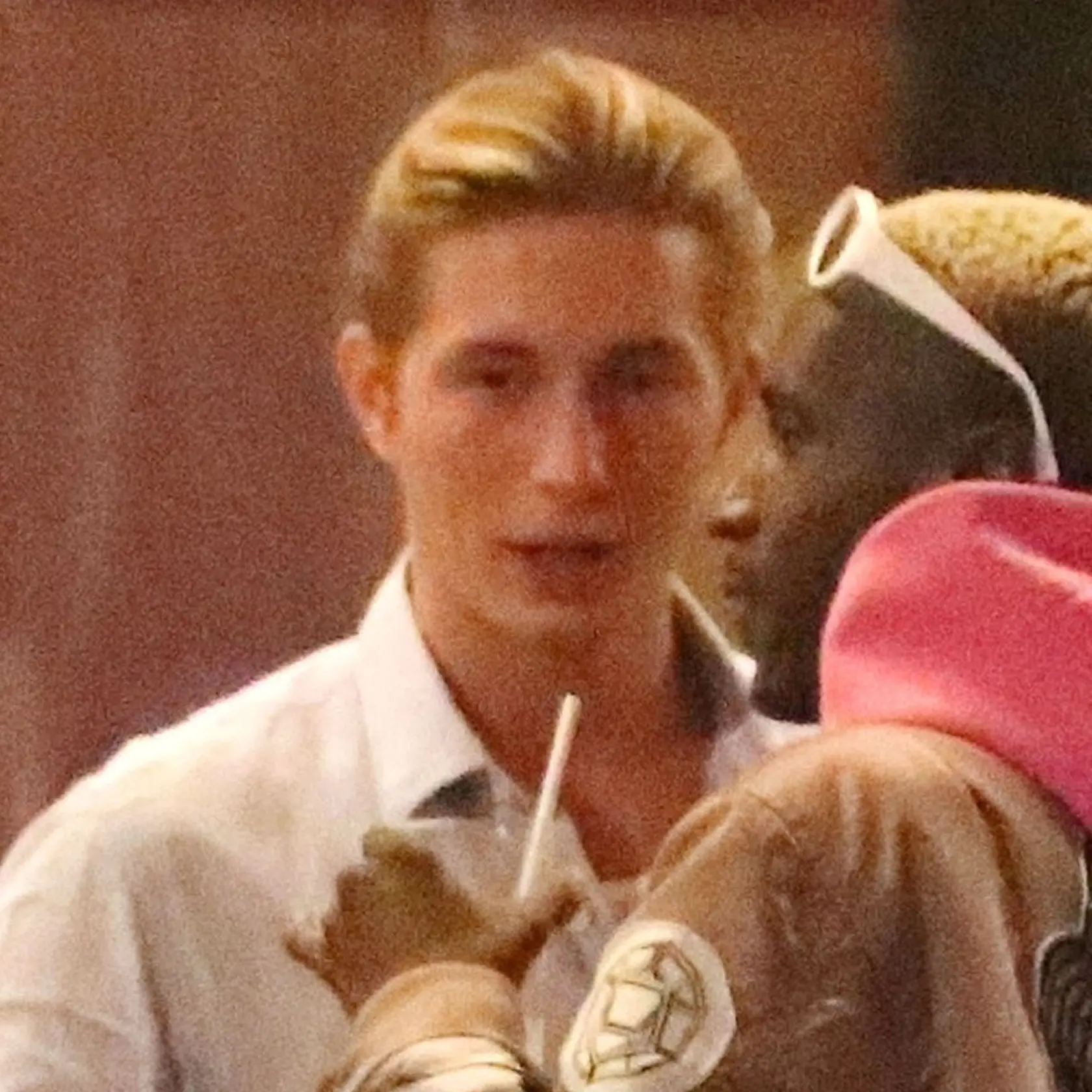 *EXCLUSIVE* Prince Constantine Alexios of Greece and Denmark is spotted on a night out outside the Isabel restaurant in London.