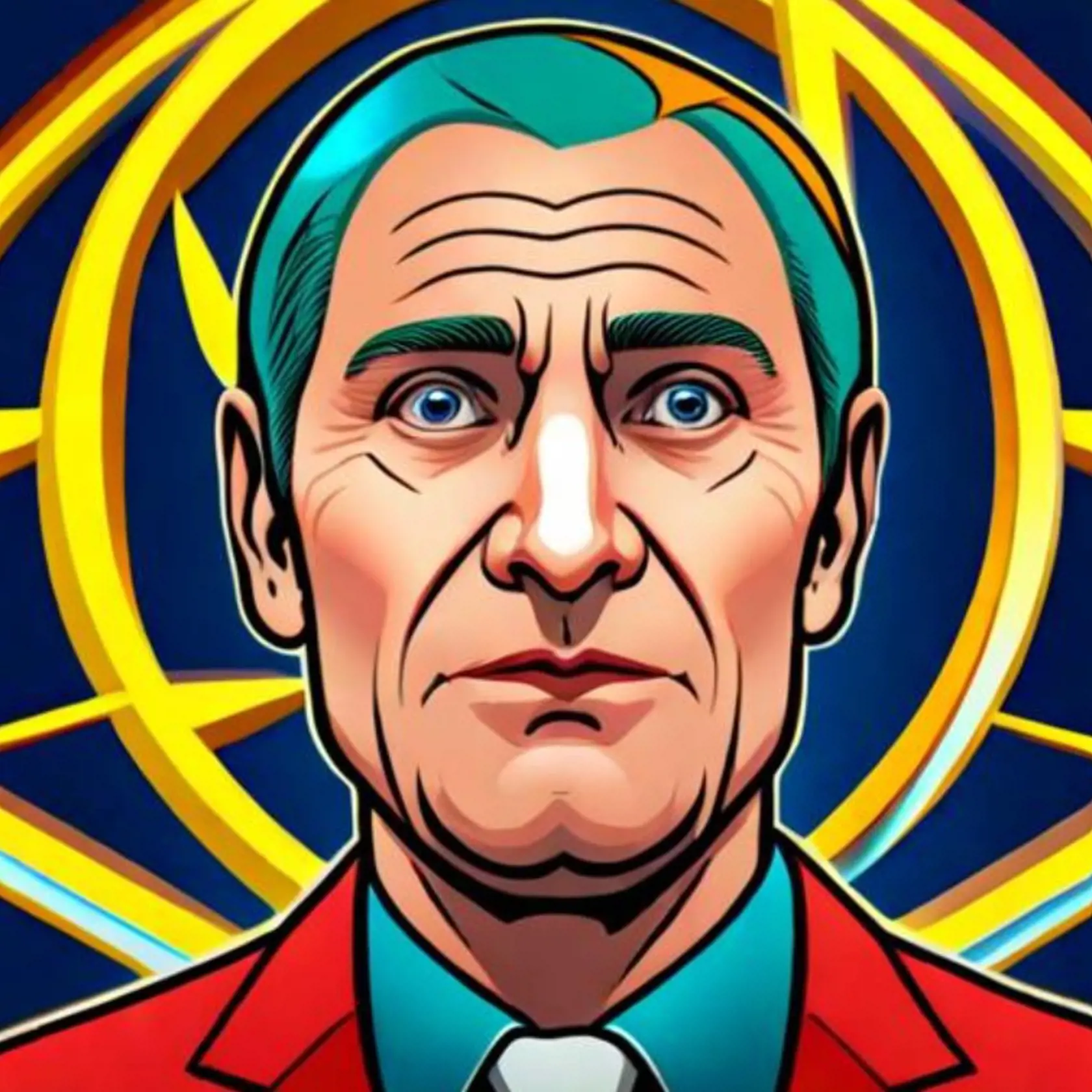 Vladimír Putin ako Joker.