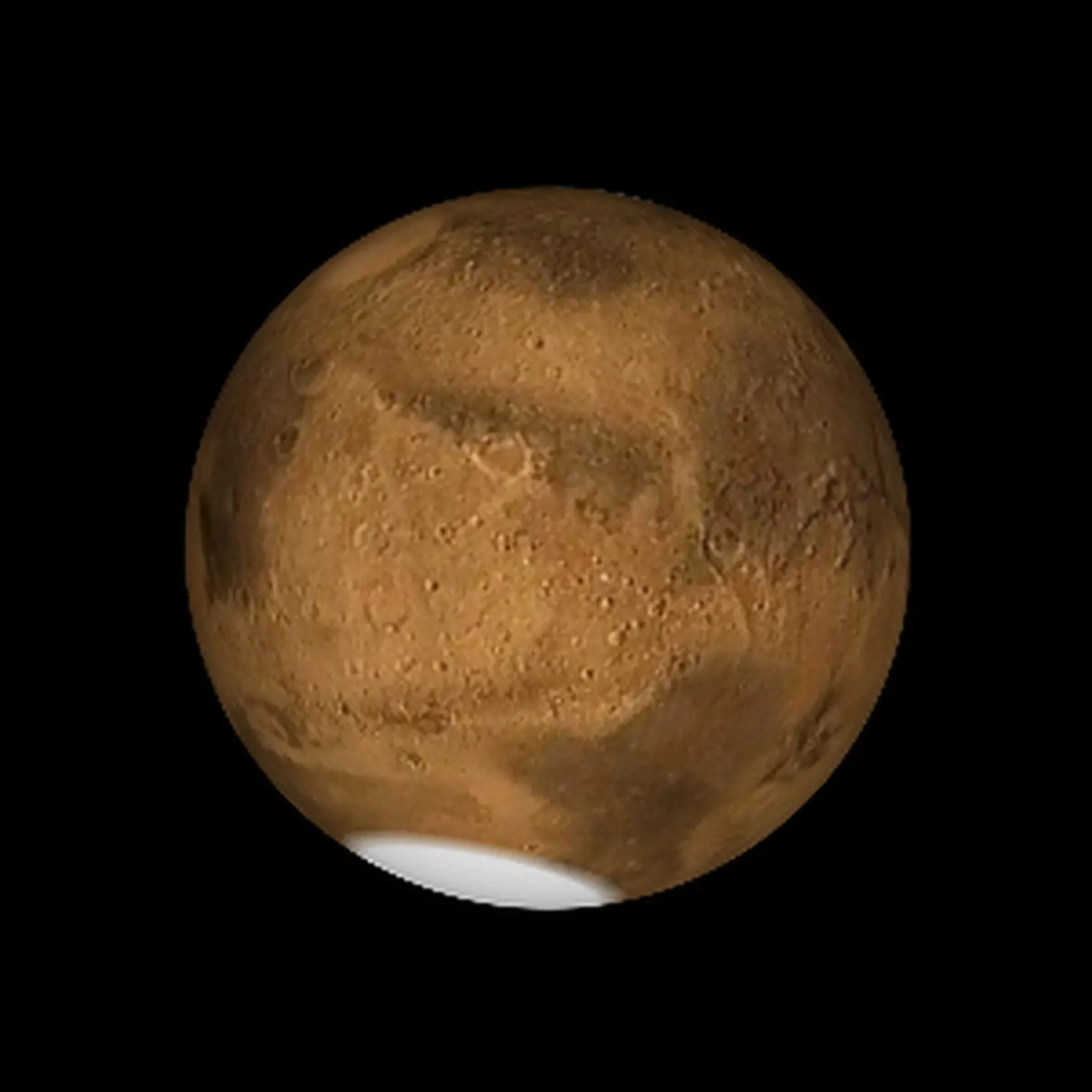 Hlavným aktérom nebeského divadla bude Mars aj so svojou polárnou čapičkou.