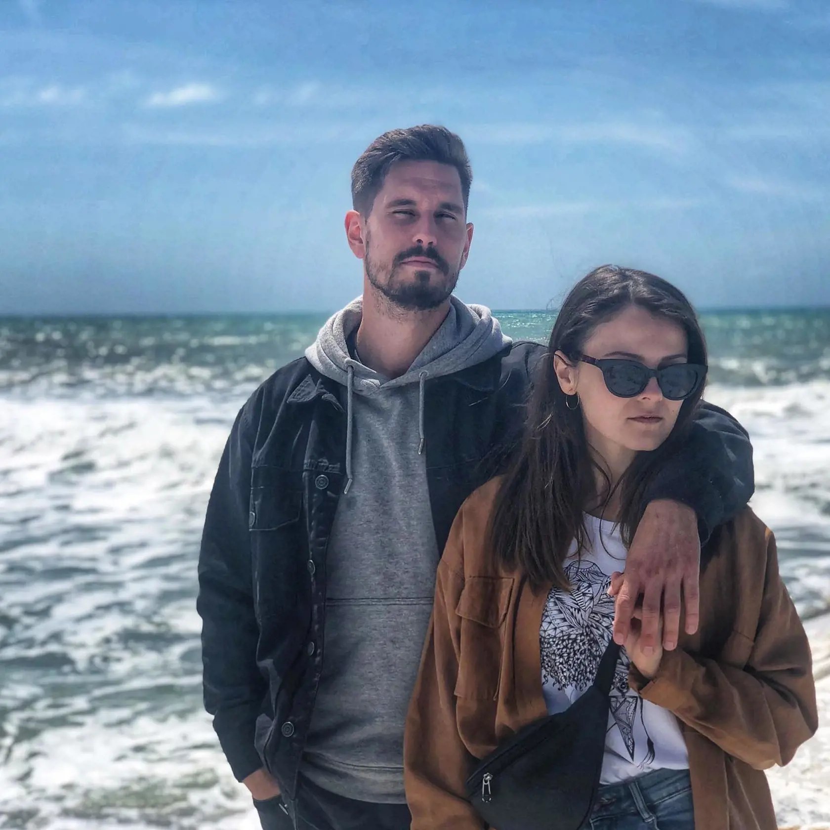 Jakub Zitron Ťapák s partnerkou Alexandrou