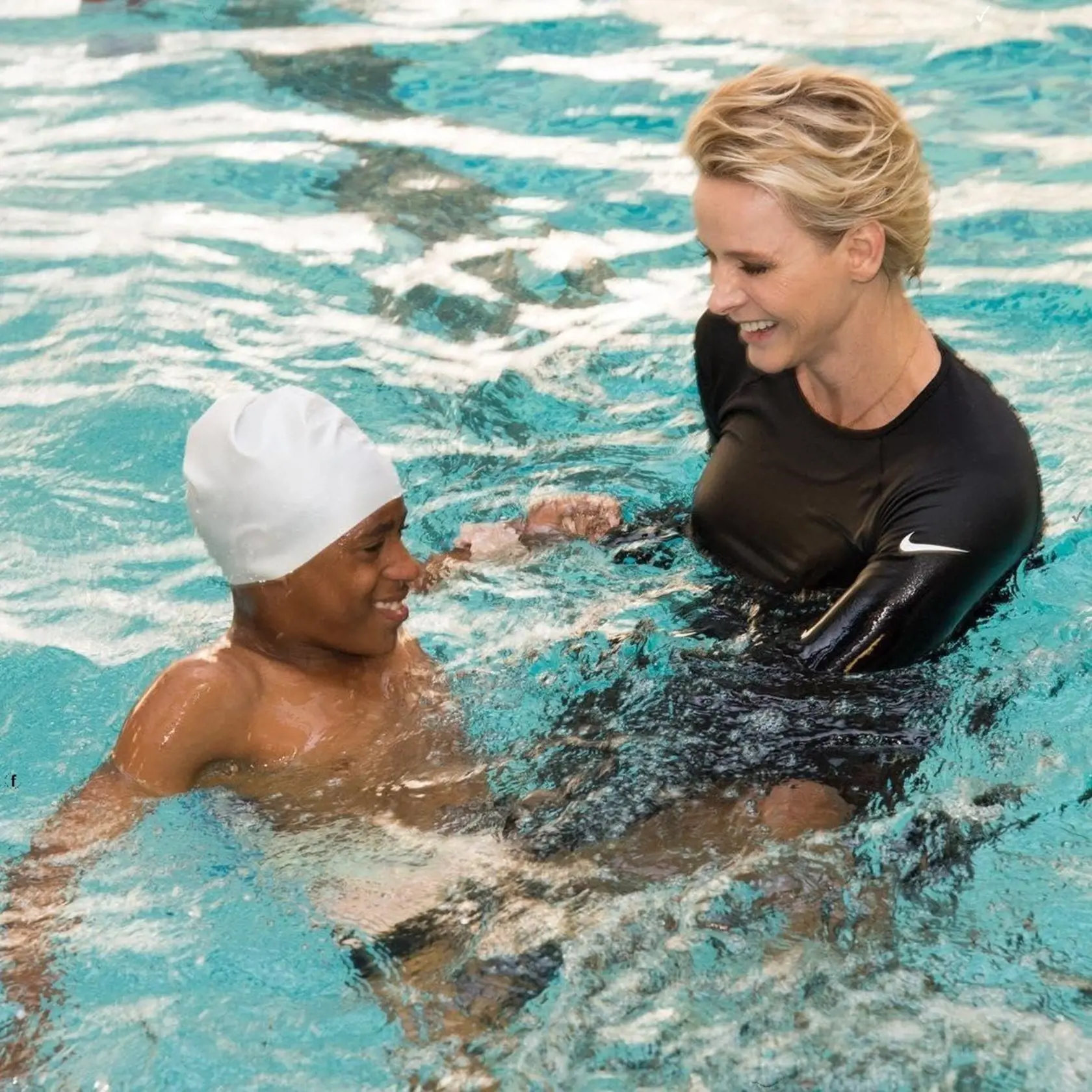HSH Princess Charlene (hshprincesscharlene / 16.06.2017): "DAY OF THE AFRICAN CHILD Extract from a special OpEd from HSH Princess Charlene Discovering the joy of #swimming inspired me to dedicate 20 years of my life to realise my dream to become an Olympic swimmer. Competing in the water taught me the importance of discipline, respect for oneself and others and dedication. Most significantly, I saw how learning to swim could not only change lives, as it did mine, but also save lives.  During my 