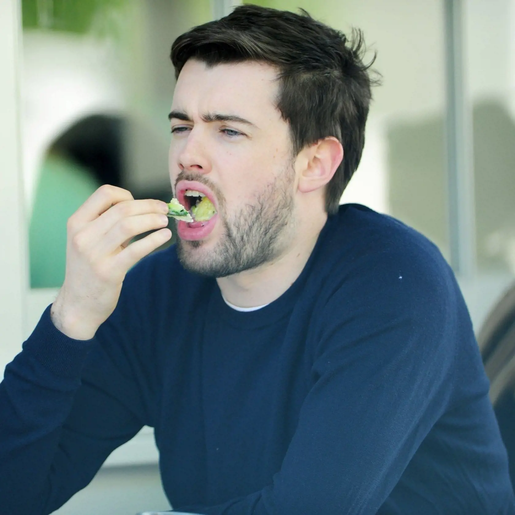 30 Apr 2014  - LONDON  - UK  *** EXCLUSIVE ALL ROUND PICTURES ***  COMEDIAN JACK WHITEHALL ENJOYS A BURGER WHILE HAVING LUNCH WITH A FRIEND IN WEST LONDON!, Image: 192404211, License: Rights-managed, Restrictions: *** EXCLUSIVE ALL ROUND PICTURES ***-  PLEASE CREDIT AS PER BYLINE *UK CLIENTS - PLEASE PIXELATE CHILDS FACE BEFORE PUBLICATION***UK CLIENTS MUST CALL PRIOR TO TV OR ONLINE USAGE PLEASE CALL 0208 344 2007, Model Release: no, Credit line: Profimedia, Xposurephotos