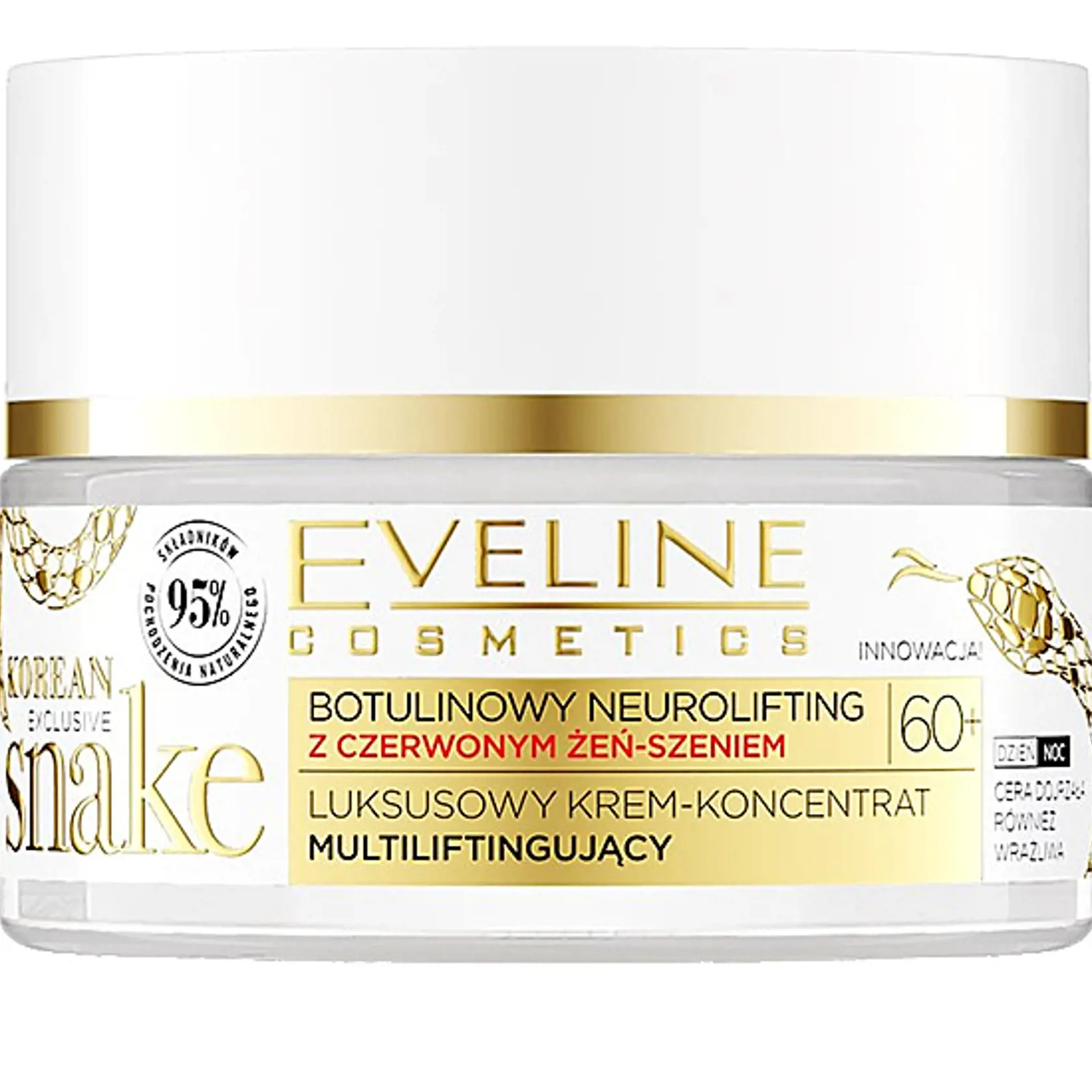 Exclusive Korean Snake luxusný
omladzujúci krém 60+, Eveline Cosmetics, 5,90 €