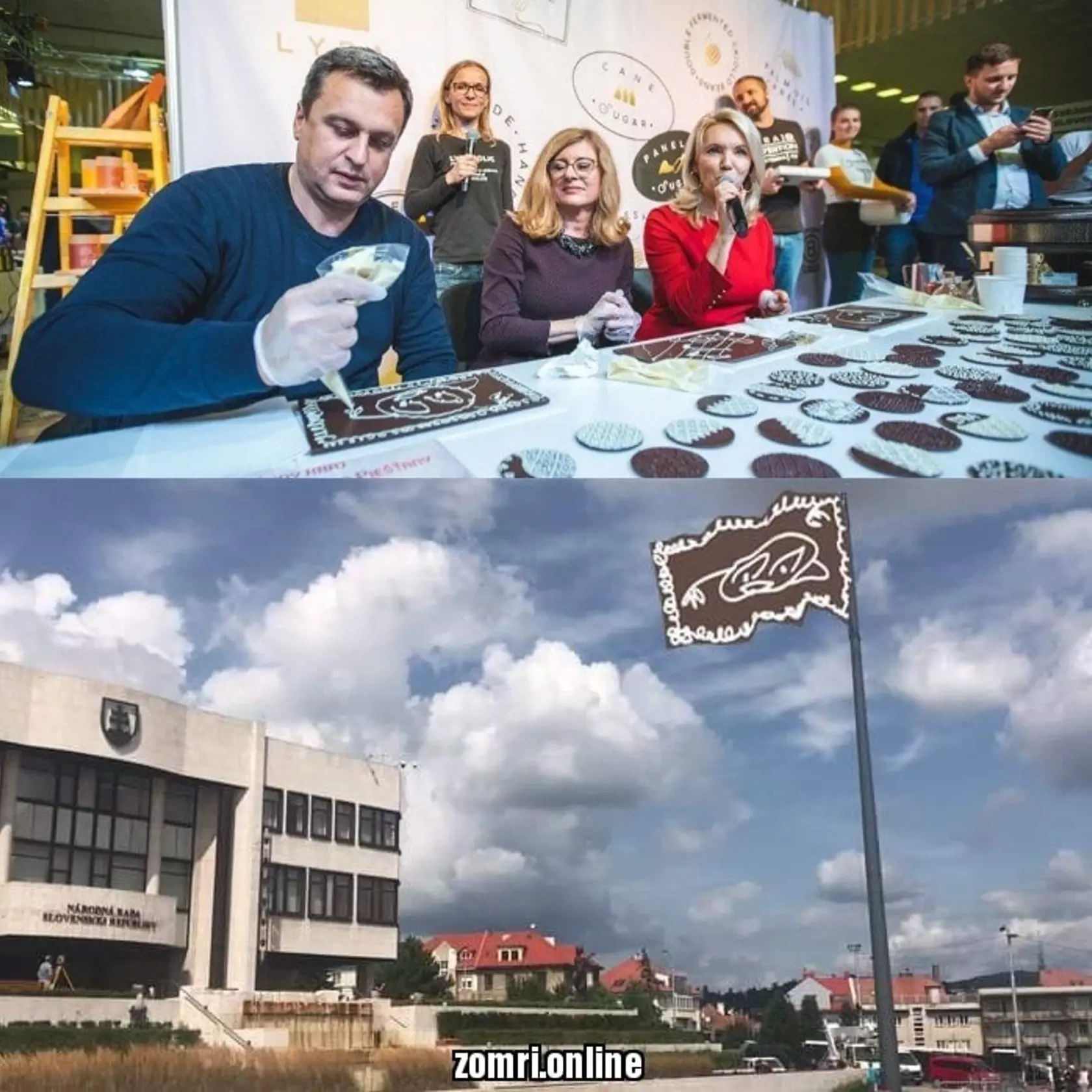 Pri Andrejovi Dankovi ešte ostaneme. V uplynulý týždeň navštívil aj potravinársku výstavu na Agrokomplexe, kde si spolu s ministerkou poľnohospodárstva Gabrielou Matečnou (54) vyskúšal zdobenie perníkov.