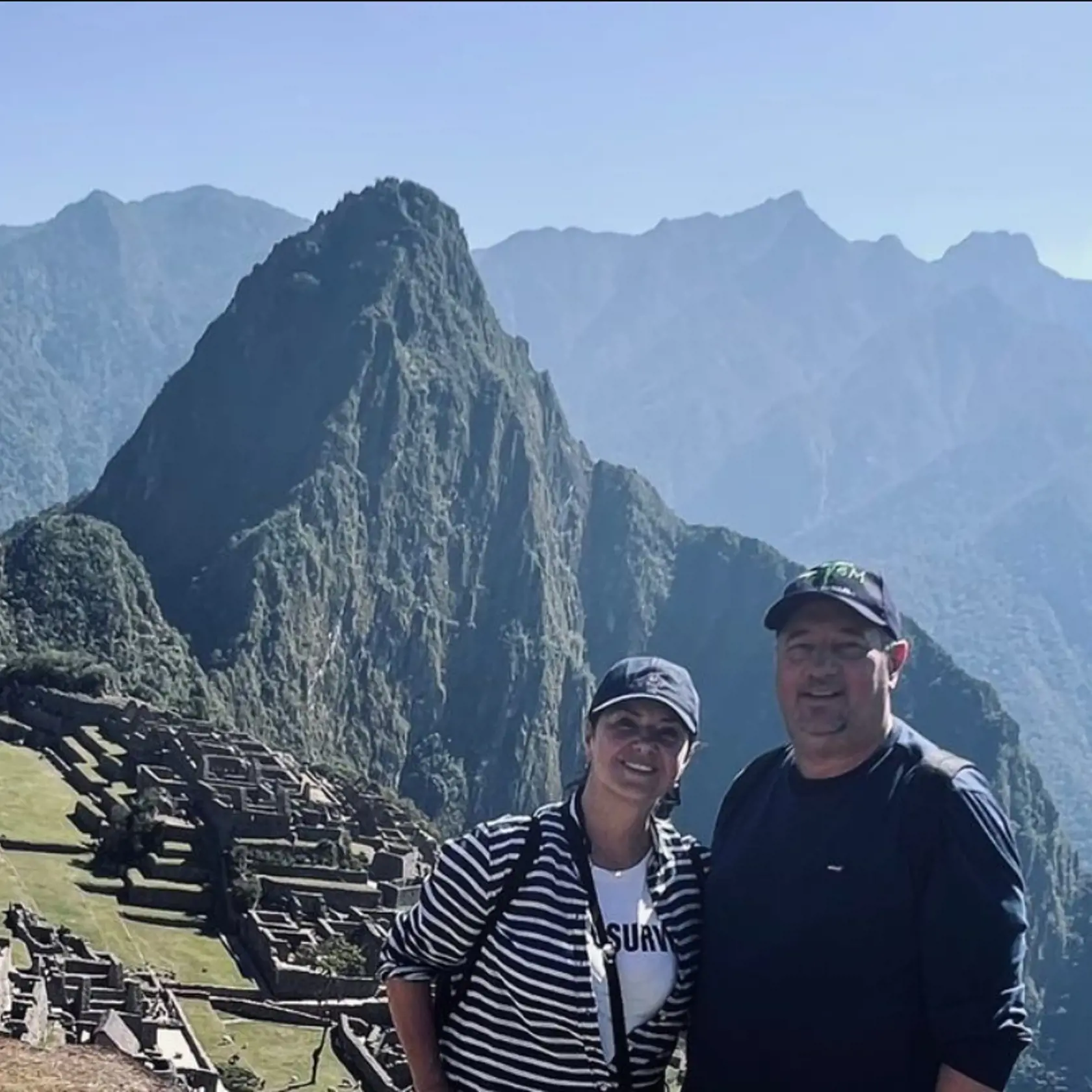 Iveta a Martin po výstupe na Machu Picchu.