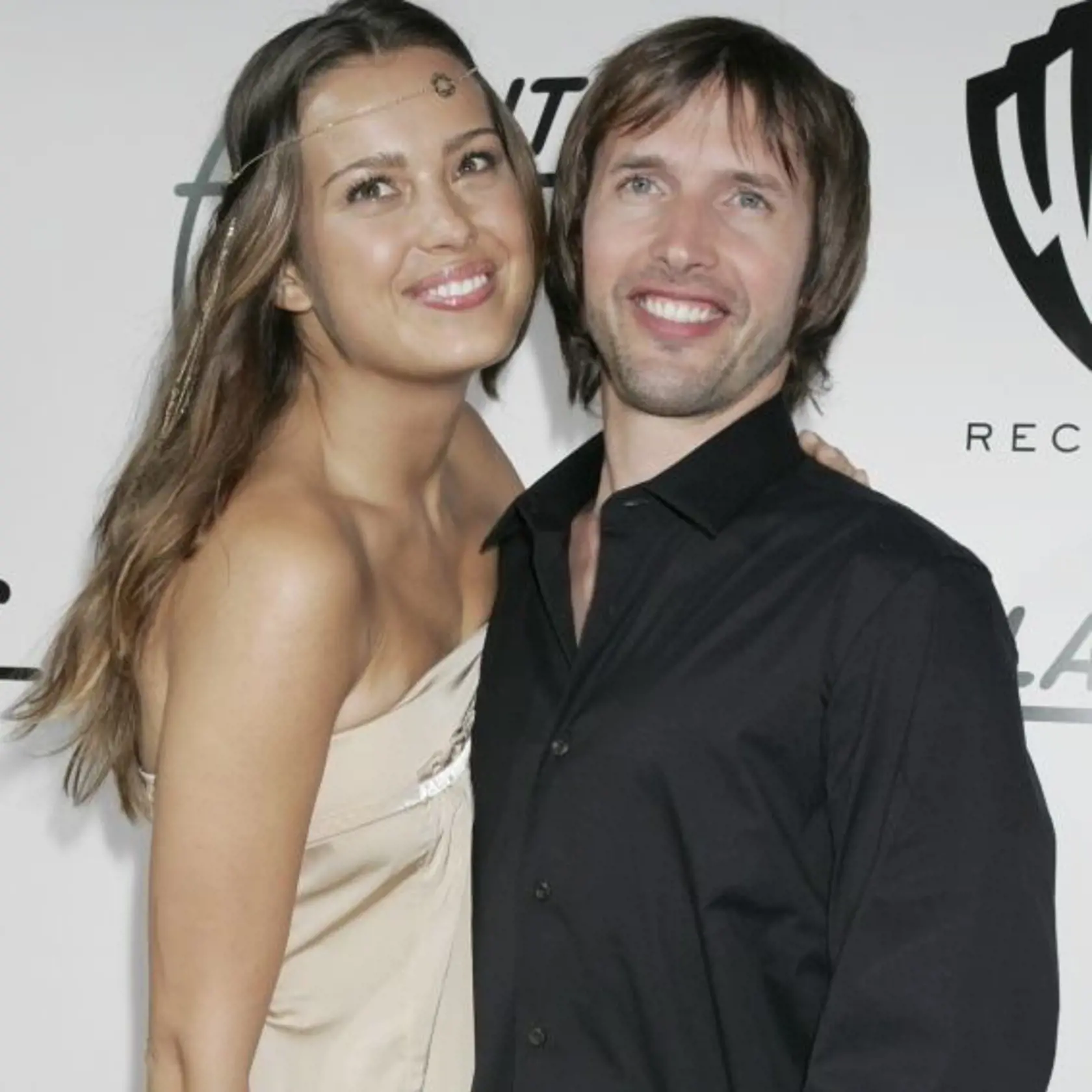 Archívne foto. James Blunt a Petra Němcová