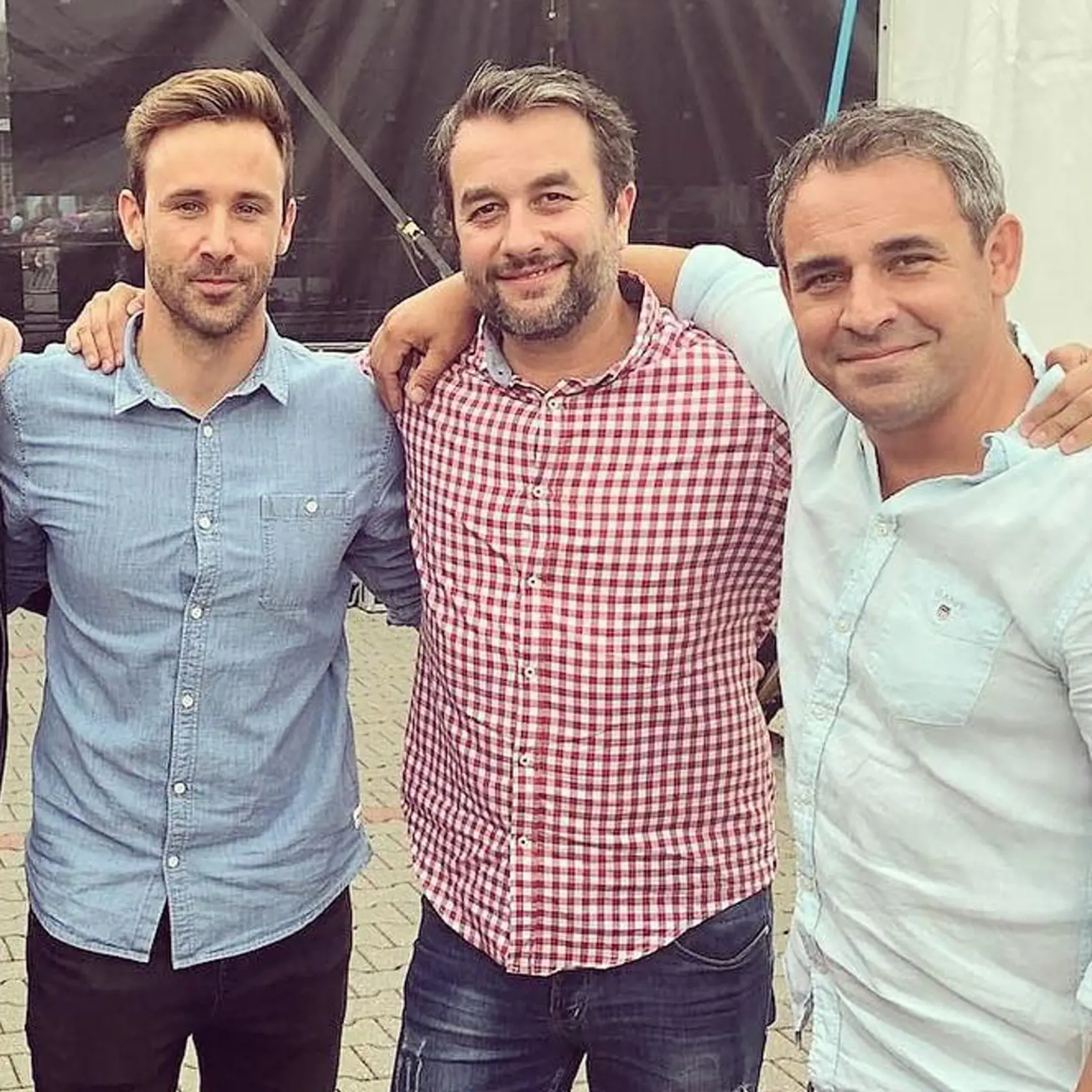Roman Poláčik, Braňo Deák, Marek Fašiang, Vlado Kobielsky, Filip Tuma na DOD v Markíze