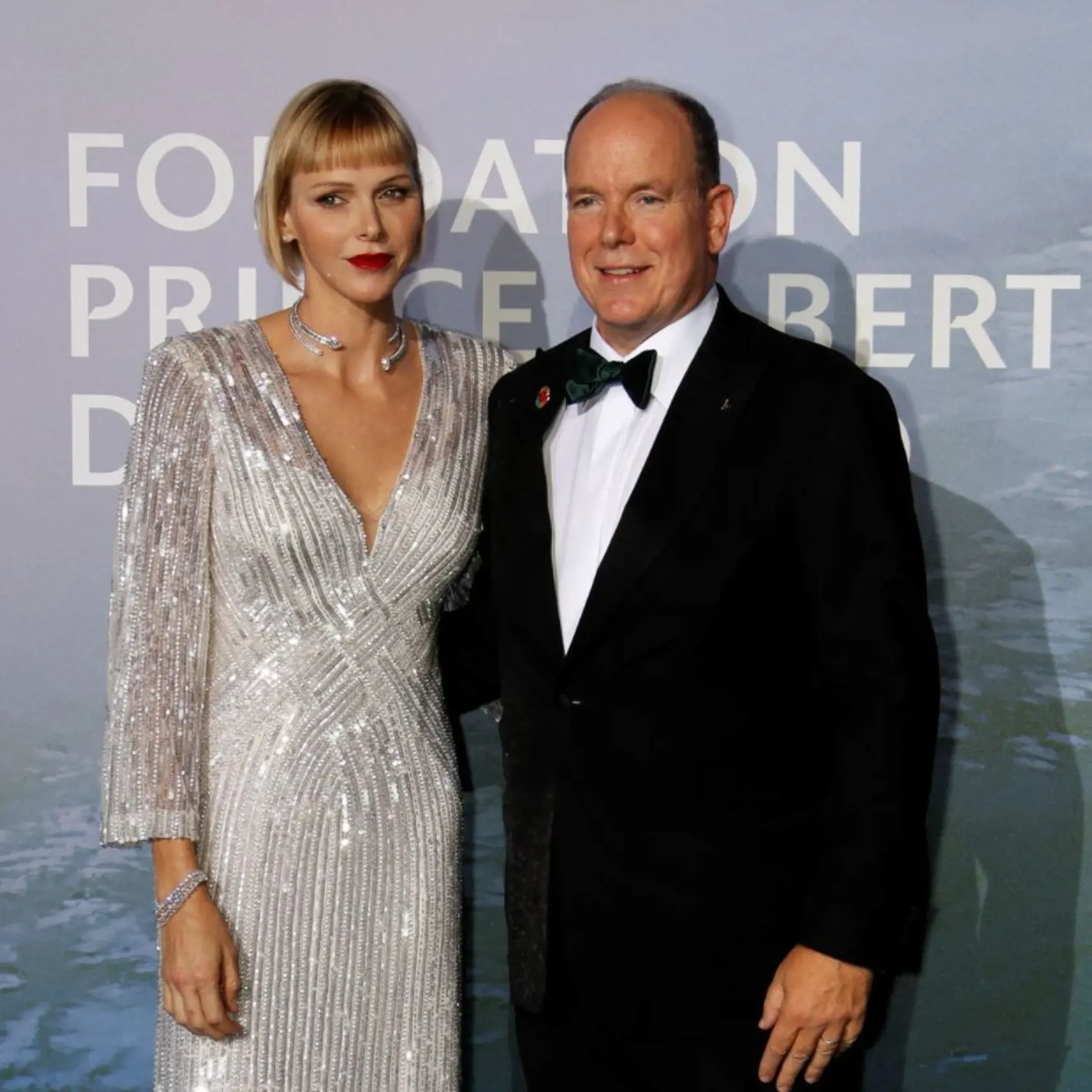 Princ Albert and Princezná Charlene.