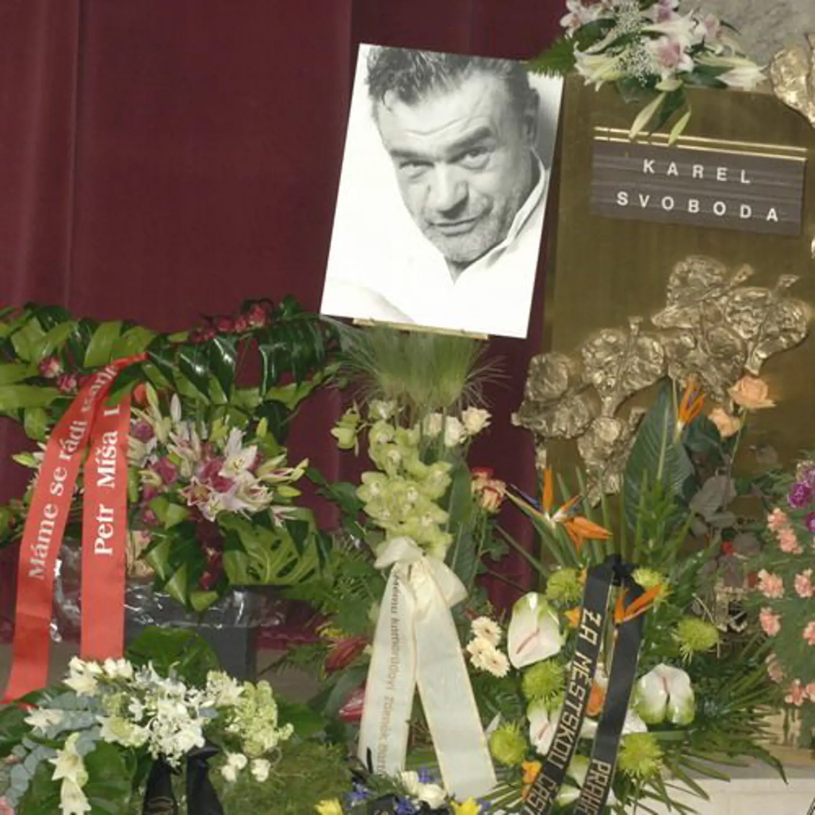 Rozlúčka v staršnickom krematóriu.