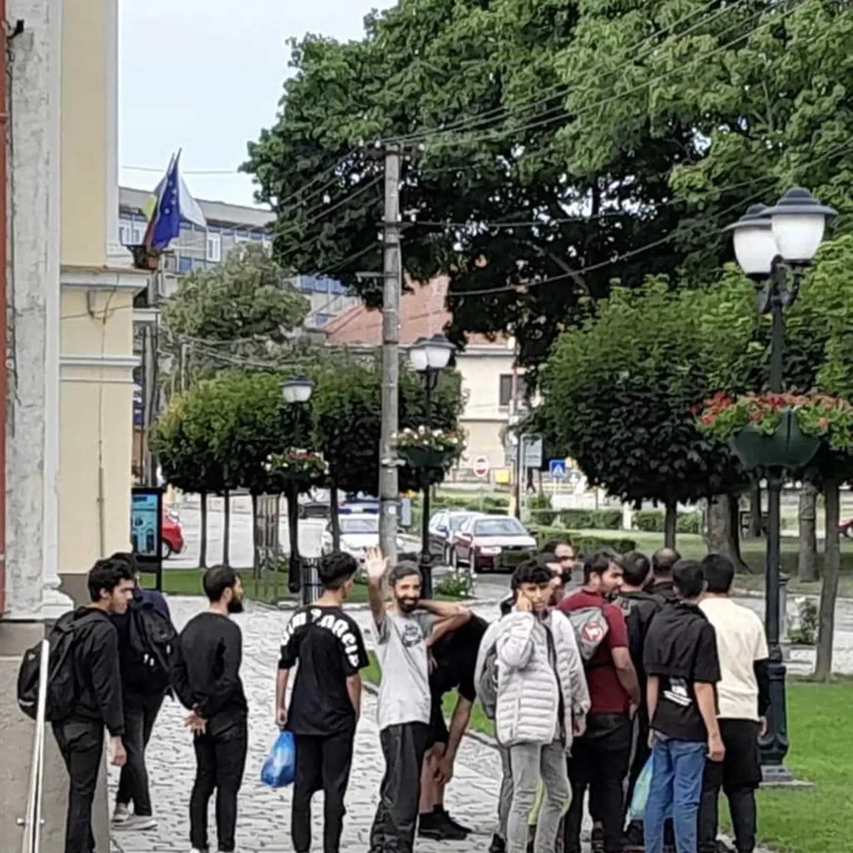 Nelegálni imigranti neprechádzajú štátne hranice Slovenska len v okrese Veľký Krtíš. Snímky nafotené v Šahách a okolí 1.9.2023.
