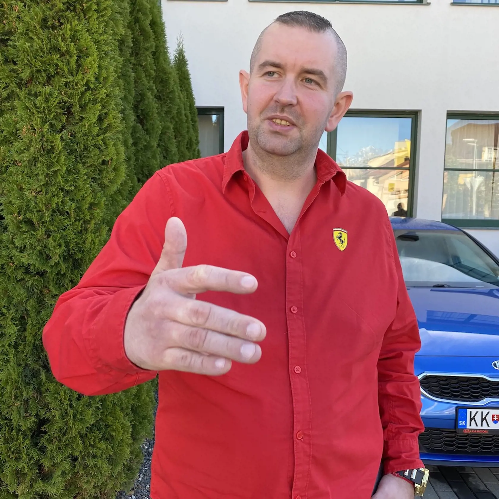 Osem rokov psychických problémov po neoprávnenom zadržaní kukláčmi zažíval Lukáš Lacko z Veľkej Lomnice. Foto z vlaňajšieho leta.