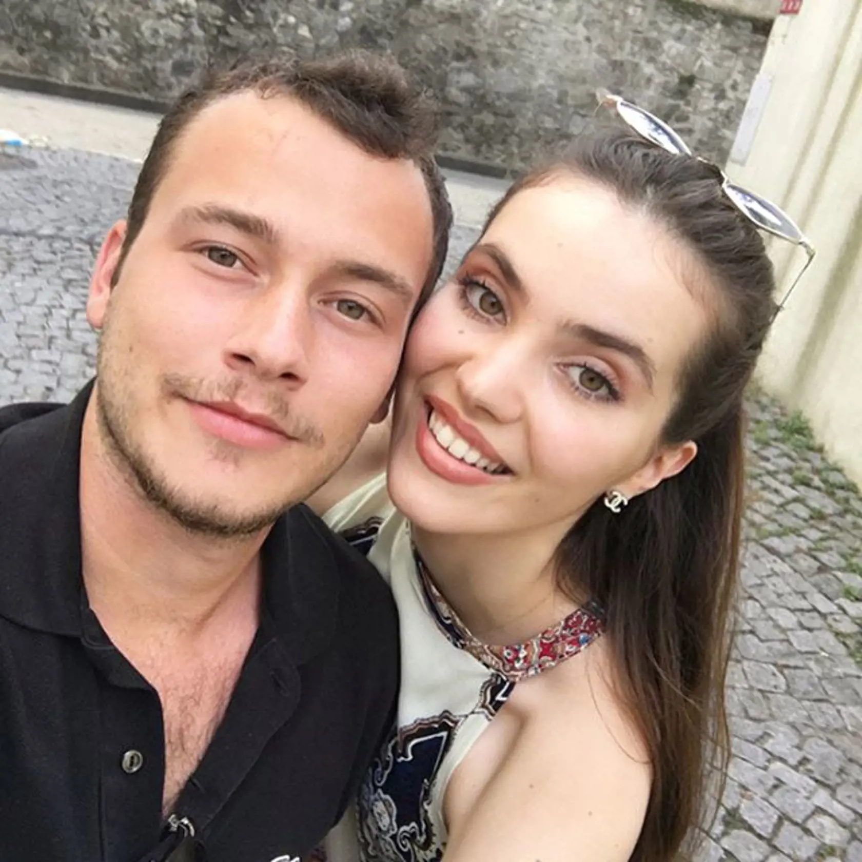 S bývalým priateľom Paulom Sevdikom.