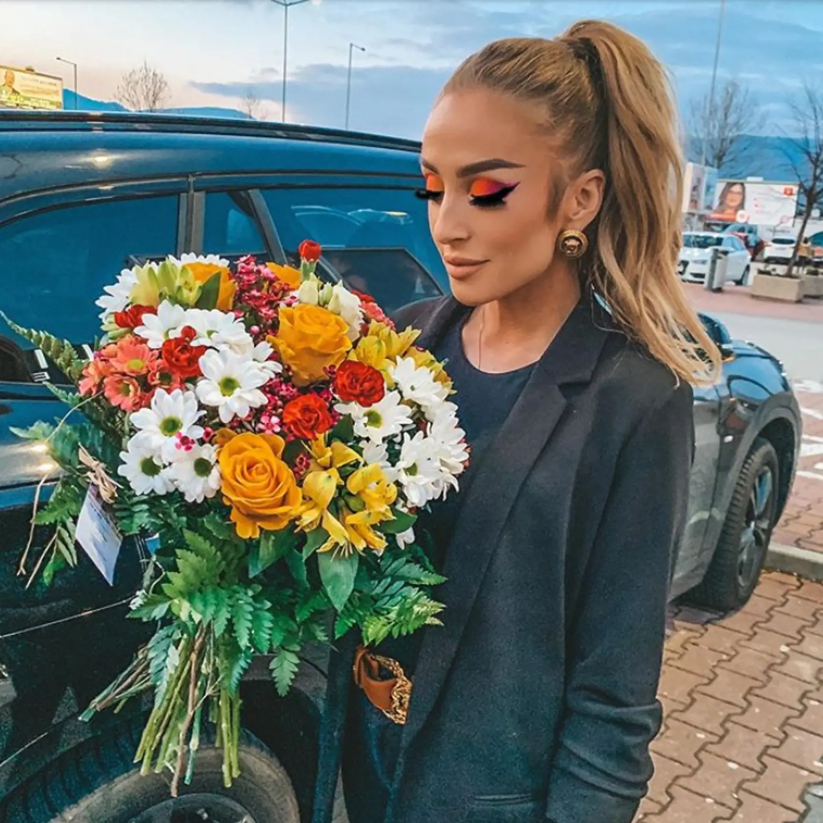 Obľúbená vizážistka Lucia Sládečková a jej extravagantné líčenie.