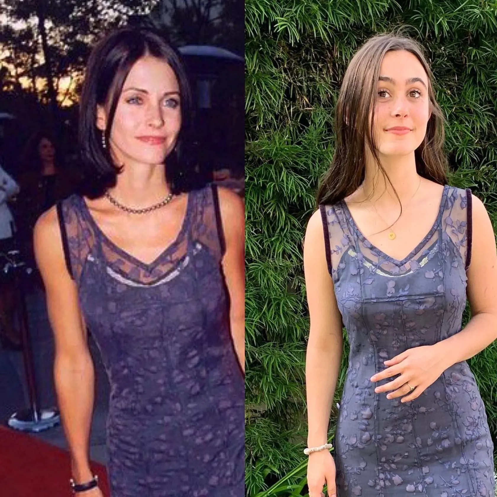 Dcéra Courteney Coco si po 21 rokoch obliekla mamine šaty.