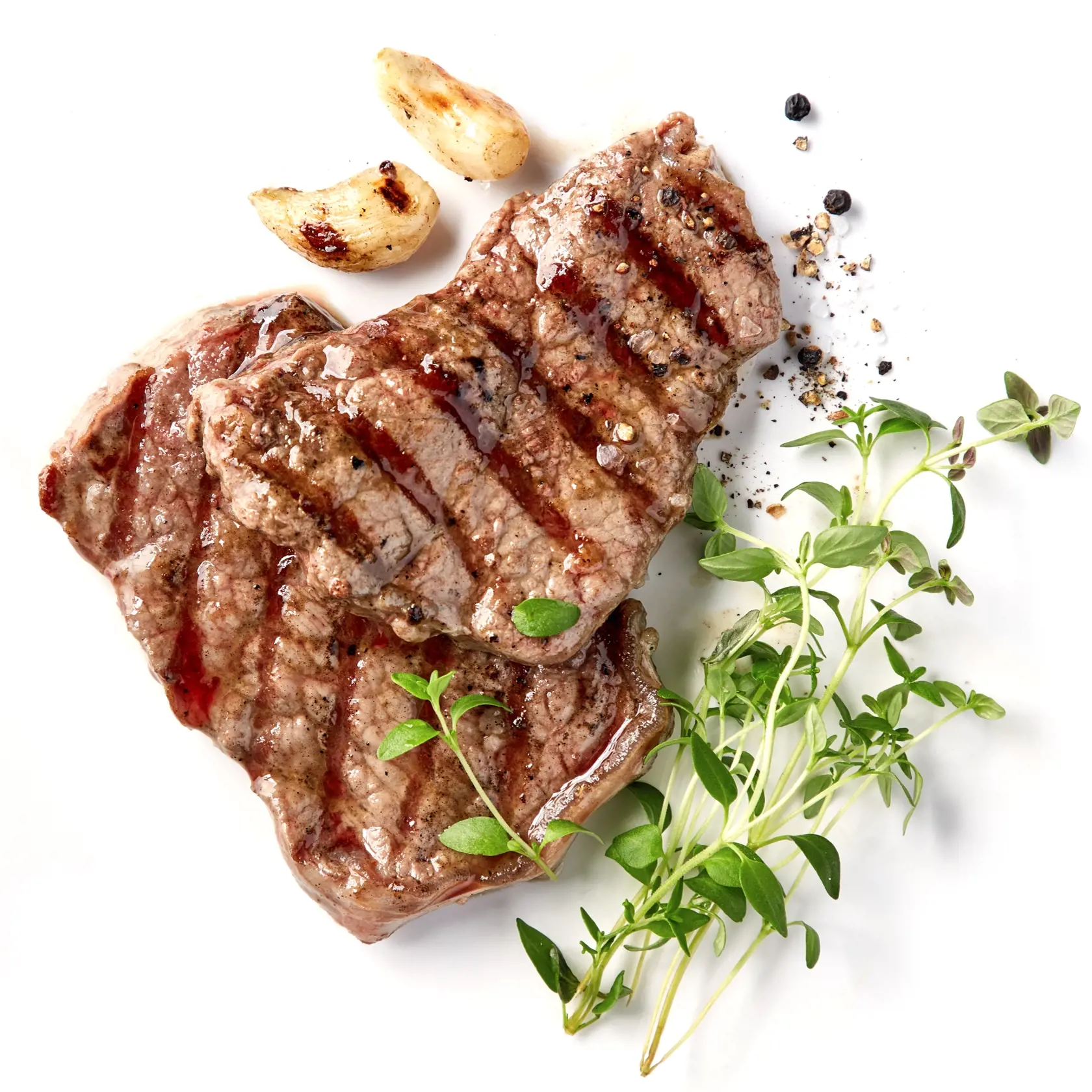 grilované mäso - hovädzí steak
