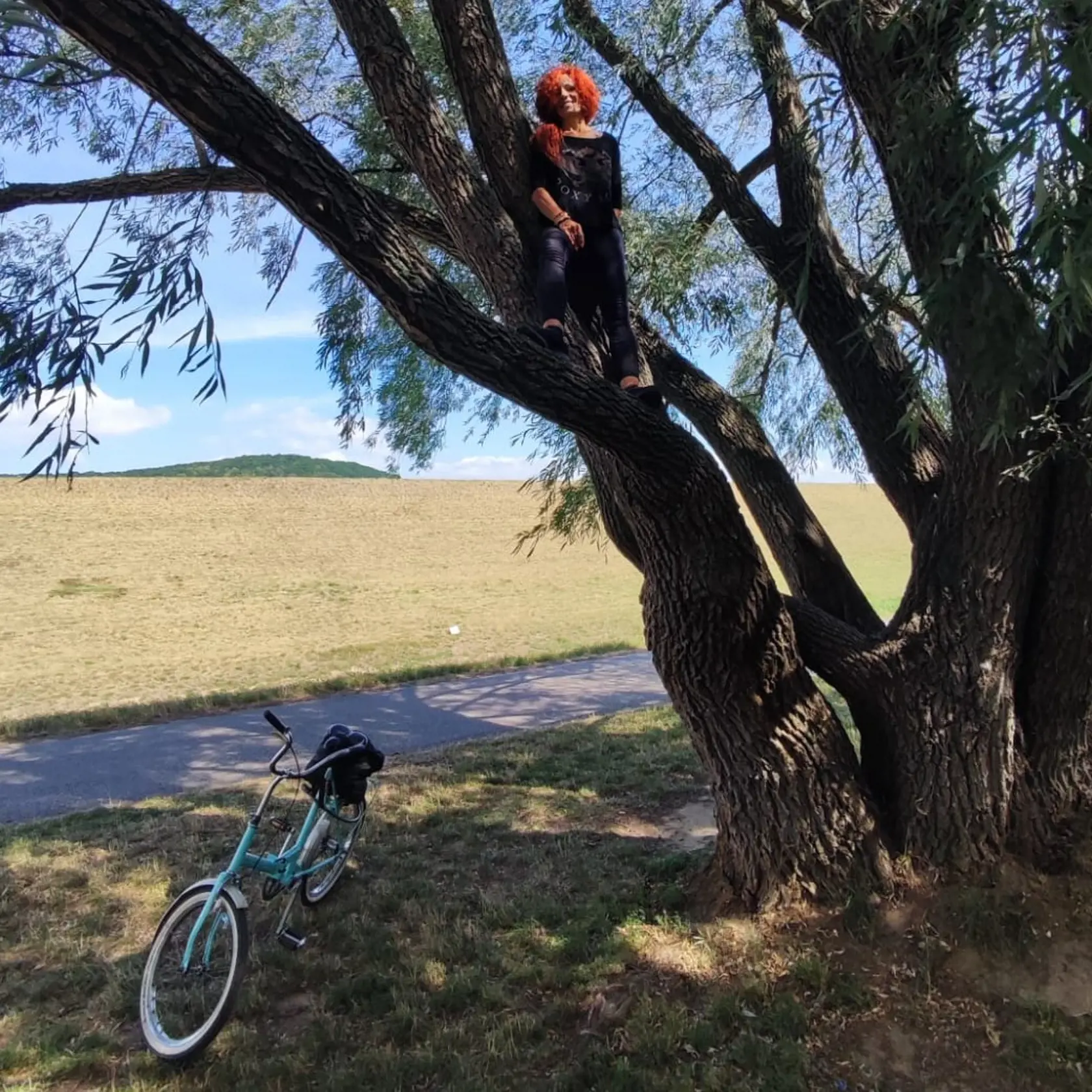 Ľubka chodila na svojom milovanom bicykli všade.