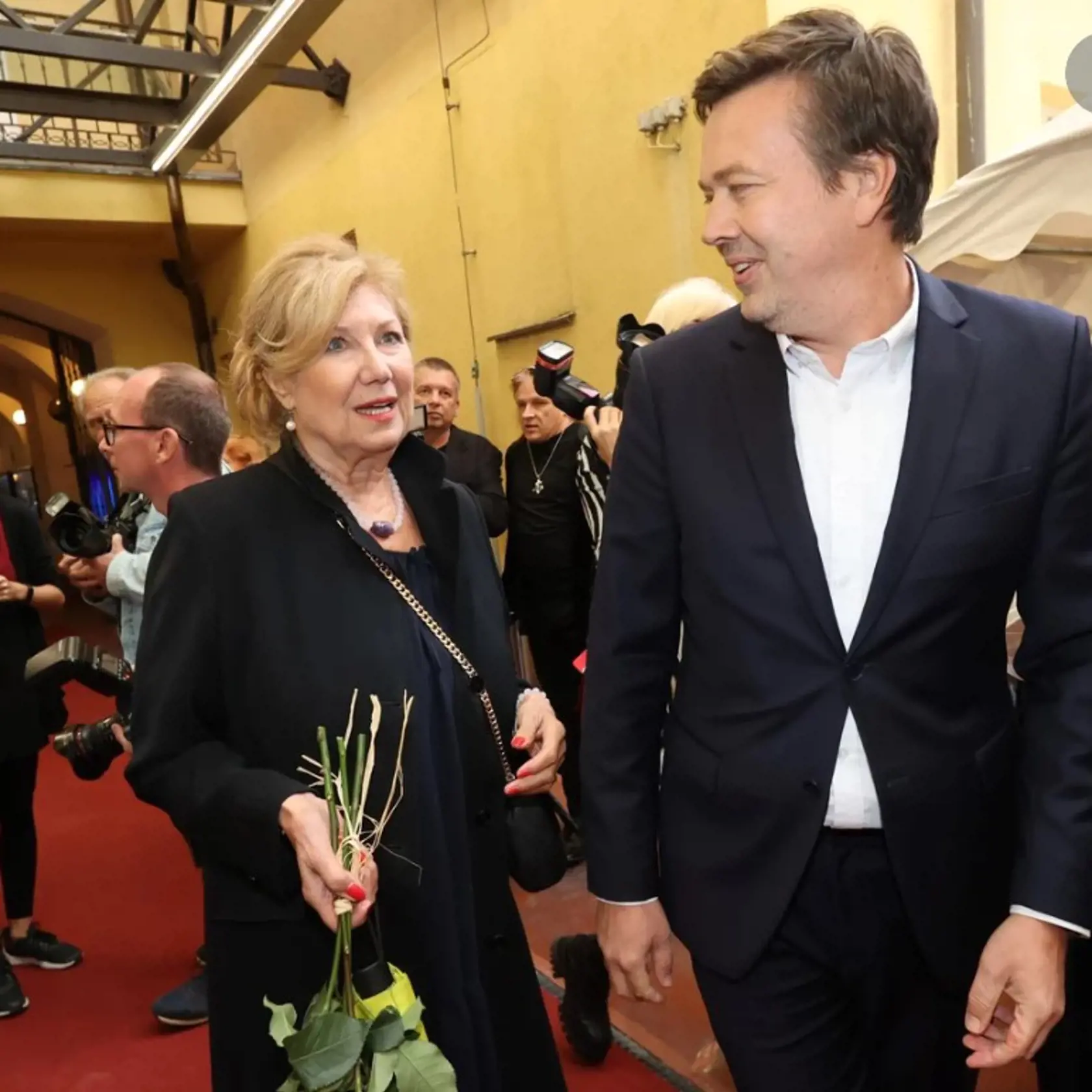 Muzikál si pozrela aj kamarátka Hany Zagorovej zo študentských čias Vlasta Peterková.