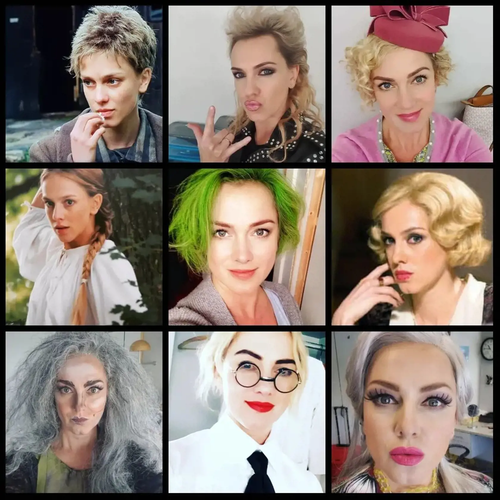 Moniku menia účesy na nepoznanie