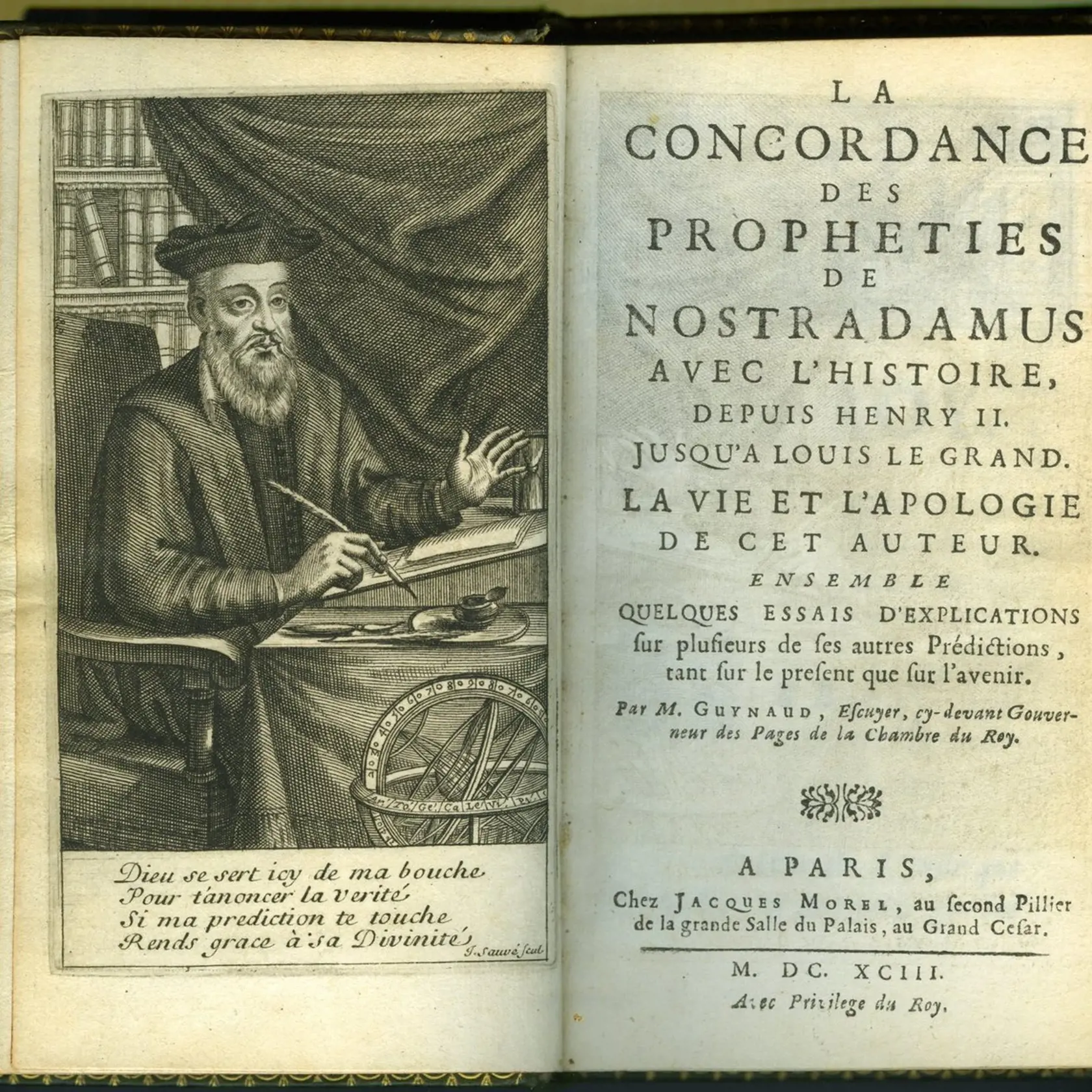 O jeho slávnej knihe „Les Propheties“, ktorá vyšla v roku 1555 a obsahuje 942 poetických štvorverší, sa hovorí, že predpovedá budúcnosť. Niektorí dokonca veria, že Nostradamus predpovedá skazu sveta a ľudstva spôsobenú globálnym otepľovaním, hladomorom, asteroidmi a dokonca aj vzostup umelej inteligencie.