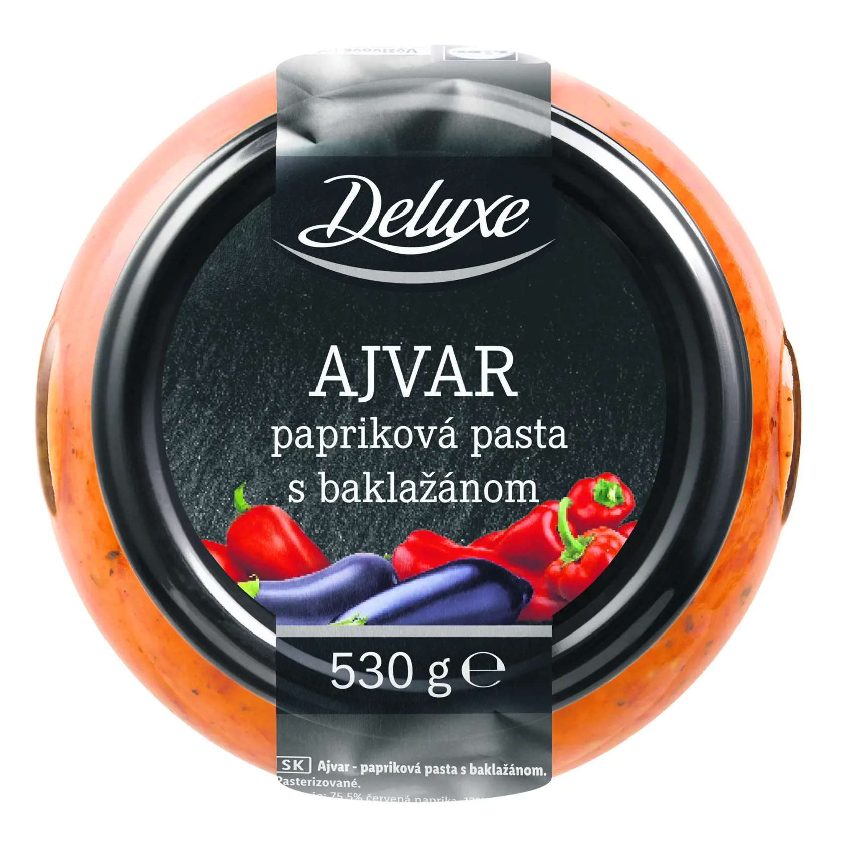 Ajvar, 530 g, cena za balenie 4,99 eura.