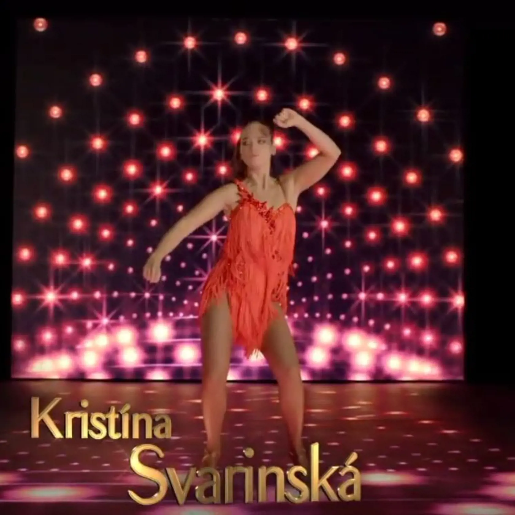 Kristína Svarinská v upútavke k Let's Dance.