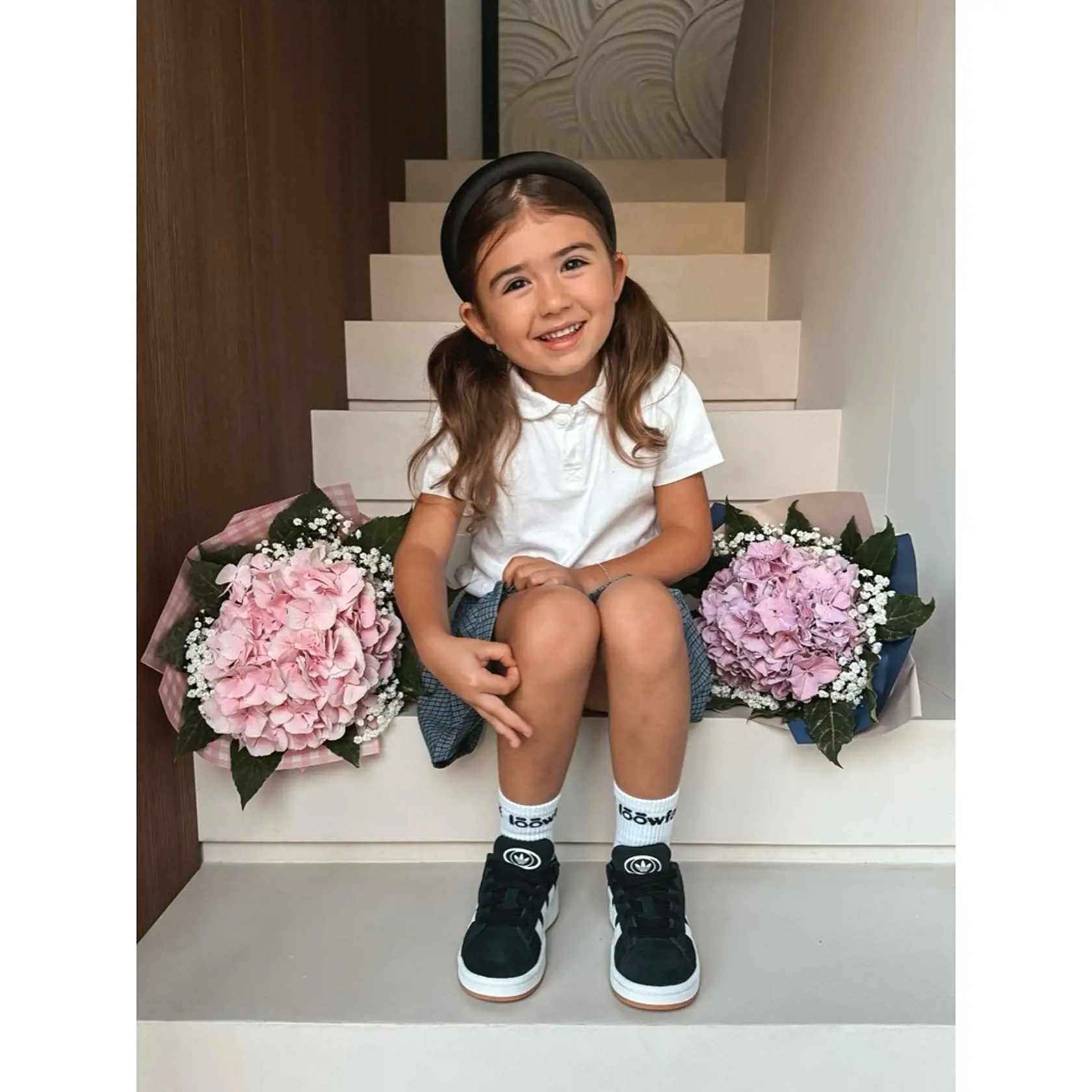 Dcérka Tatiany Židekovej je tiež pripravená na začiatok školského roka.