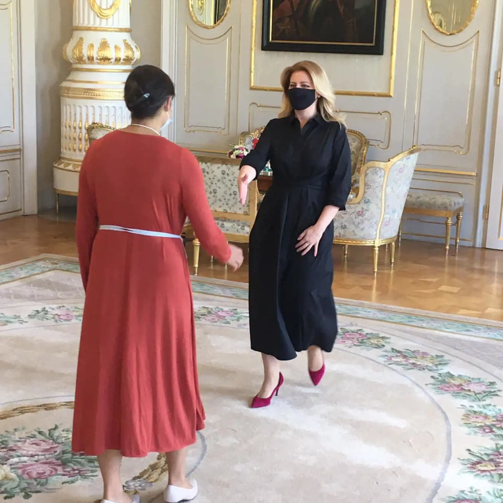 Ministerka spravodlivosti Mária Kolíková s prezidentkou SR Zuzanou Čaputovou.