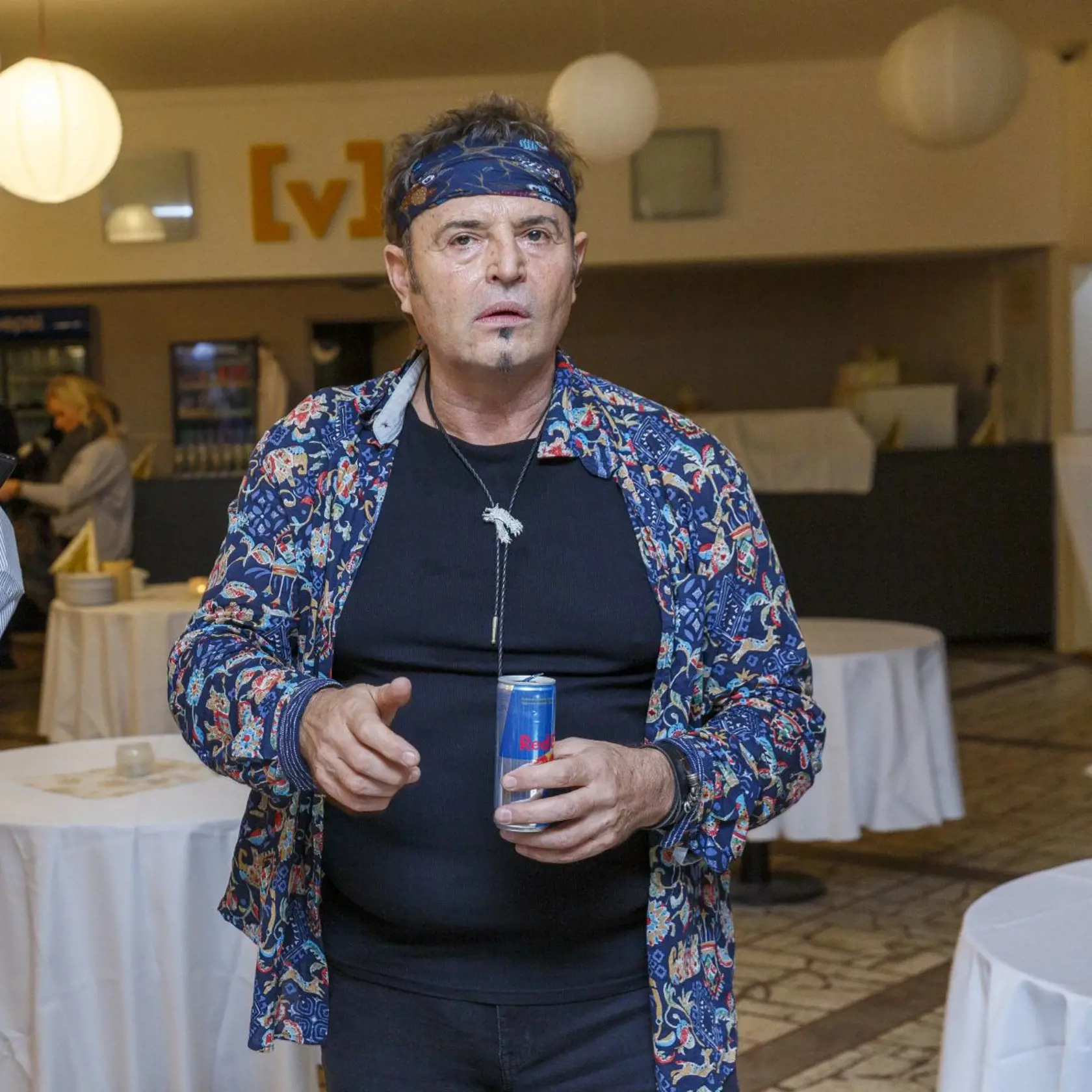 Spevák Jozef Paulíny sa ukázal v roku 2019 na krste Janka Lehotského.