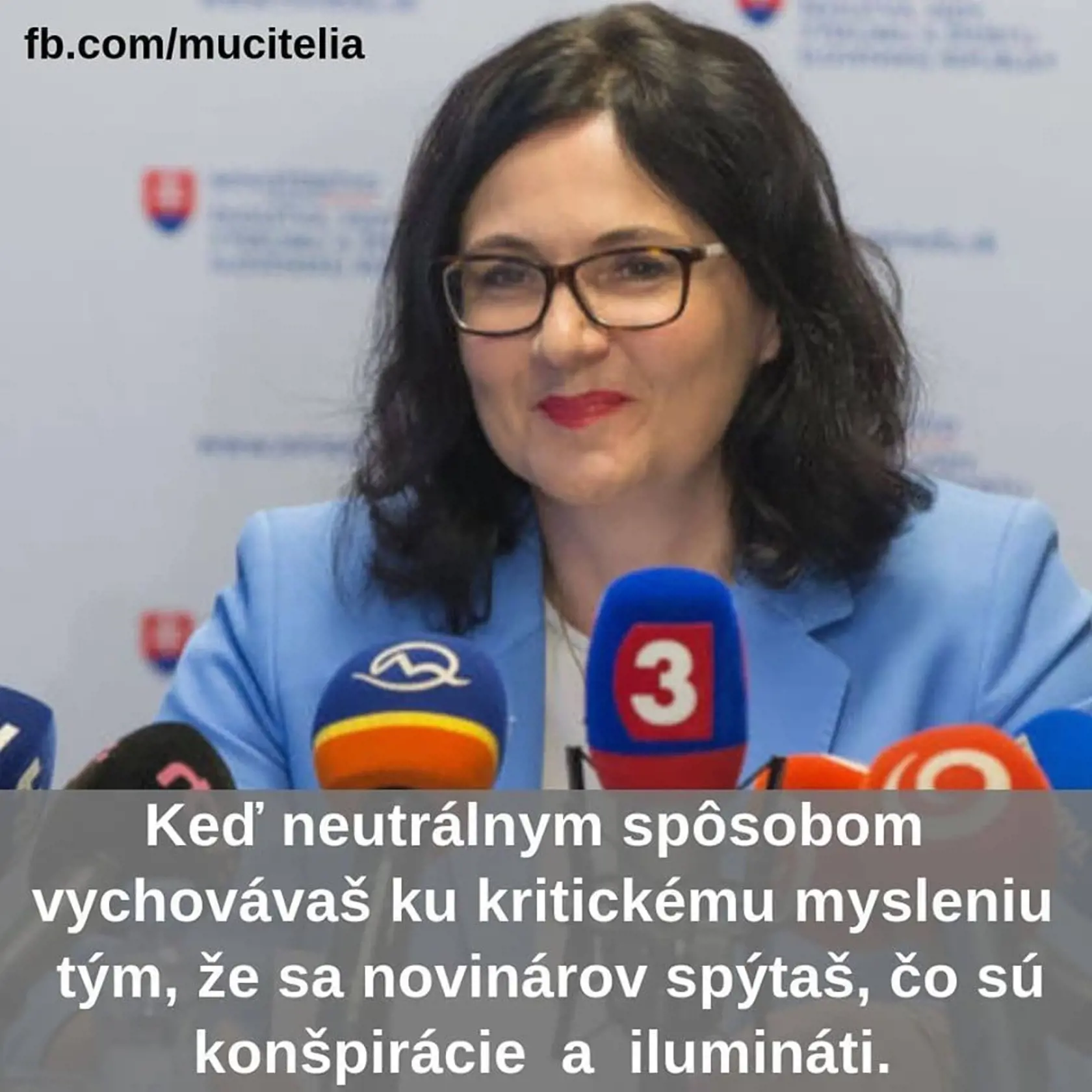Ministerka školstva sa tiež stala terčom internetových humoristov.