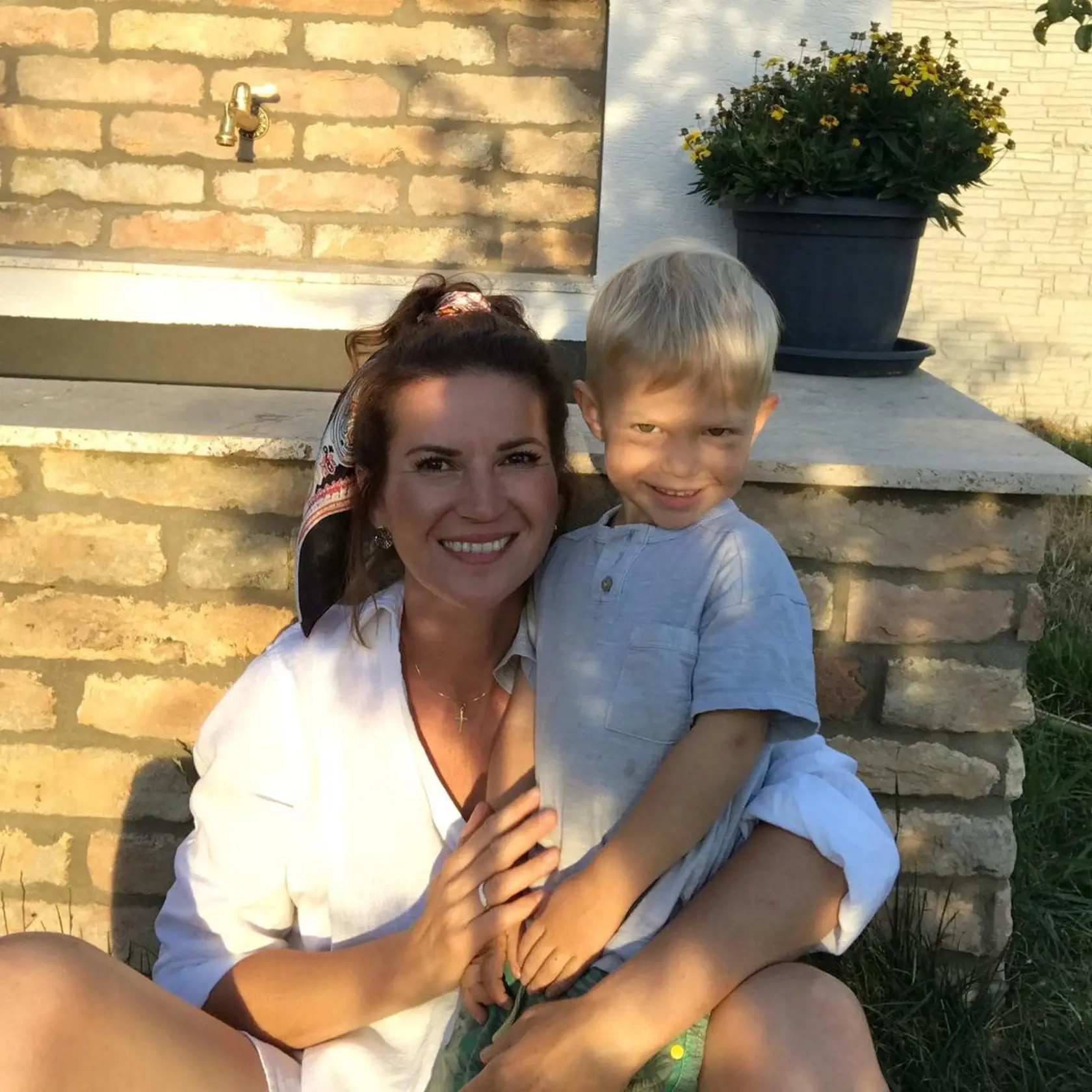 Viki Ráková s mladším synom Benjamínom