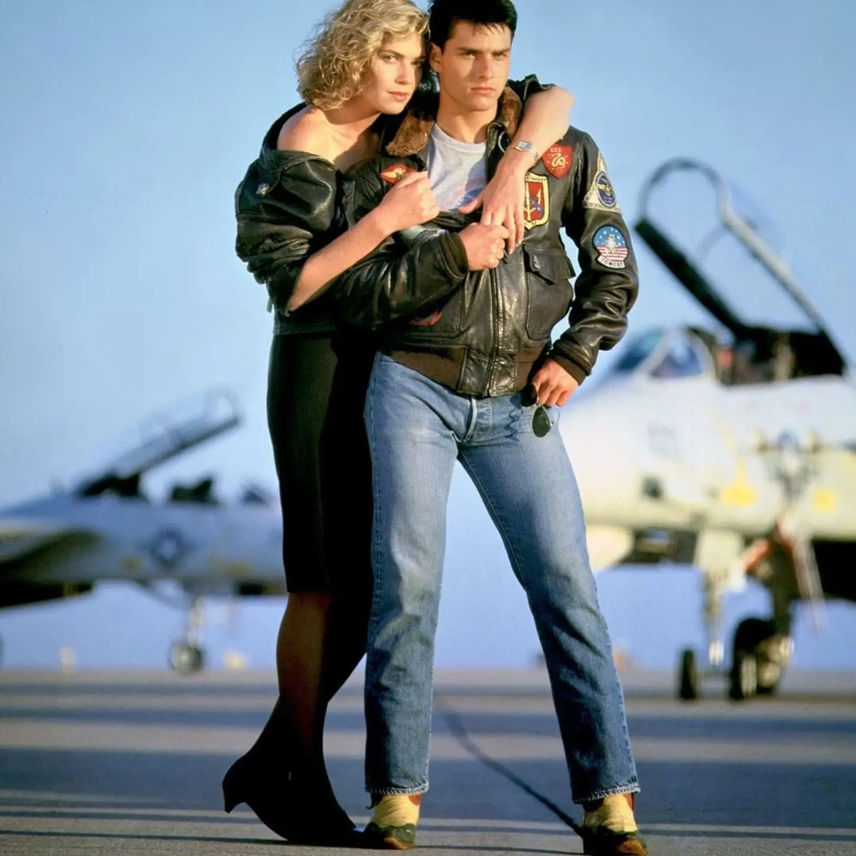 Kelly McGillis a Tom Cruise v Top Gunovi 1986.
