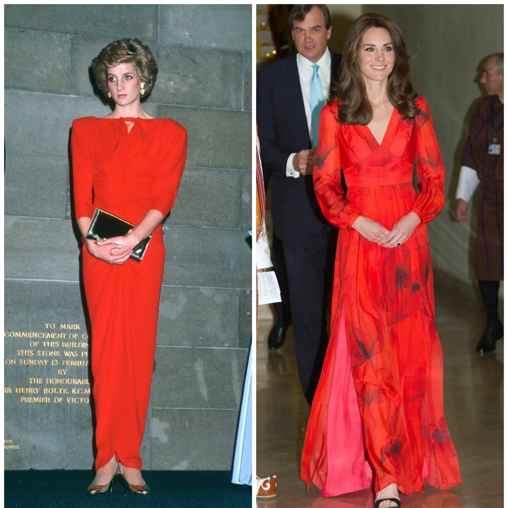 Princezná Diana a vojvodkyňa Kate