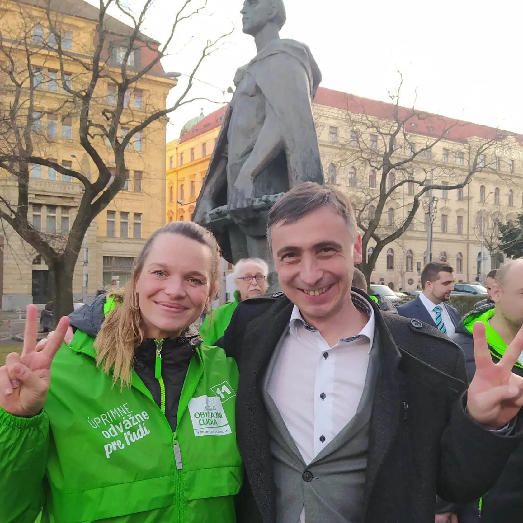 Ján Marosz a Romana Tabák.