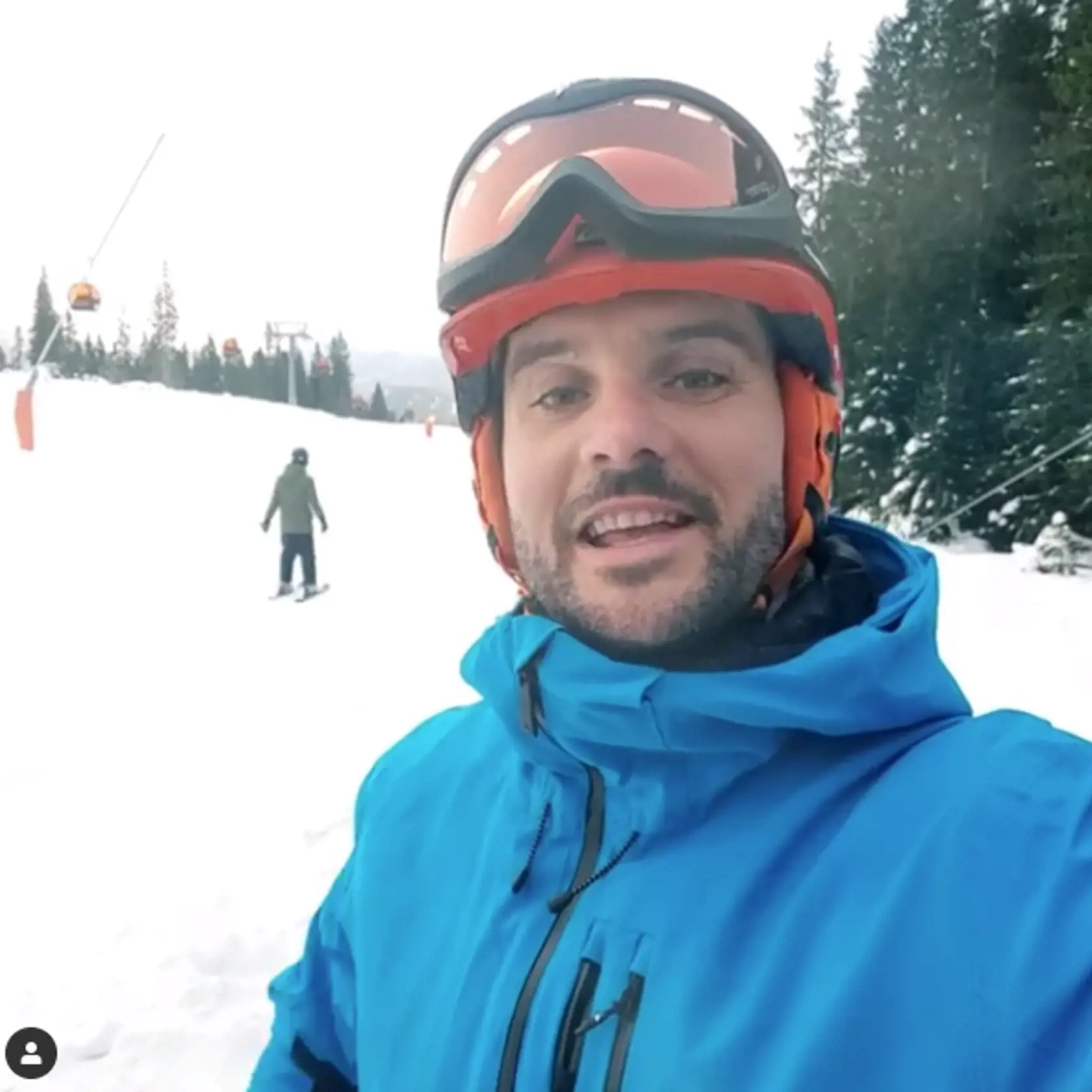 Milovník zimných športov Martin Šmahel.